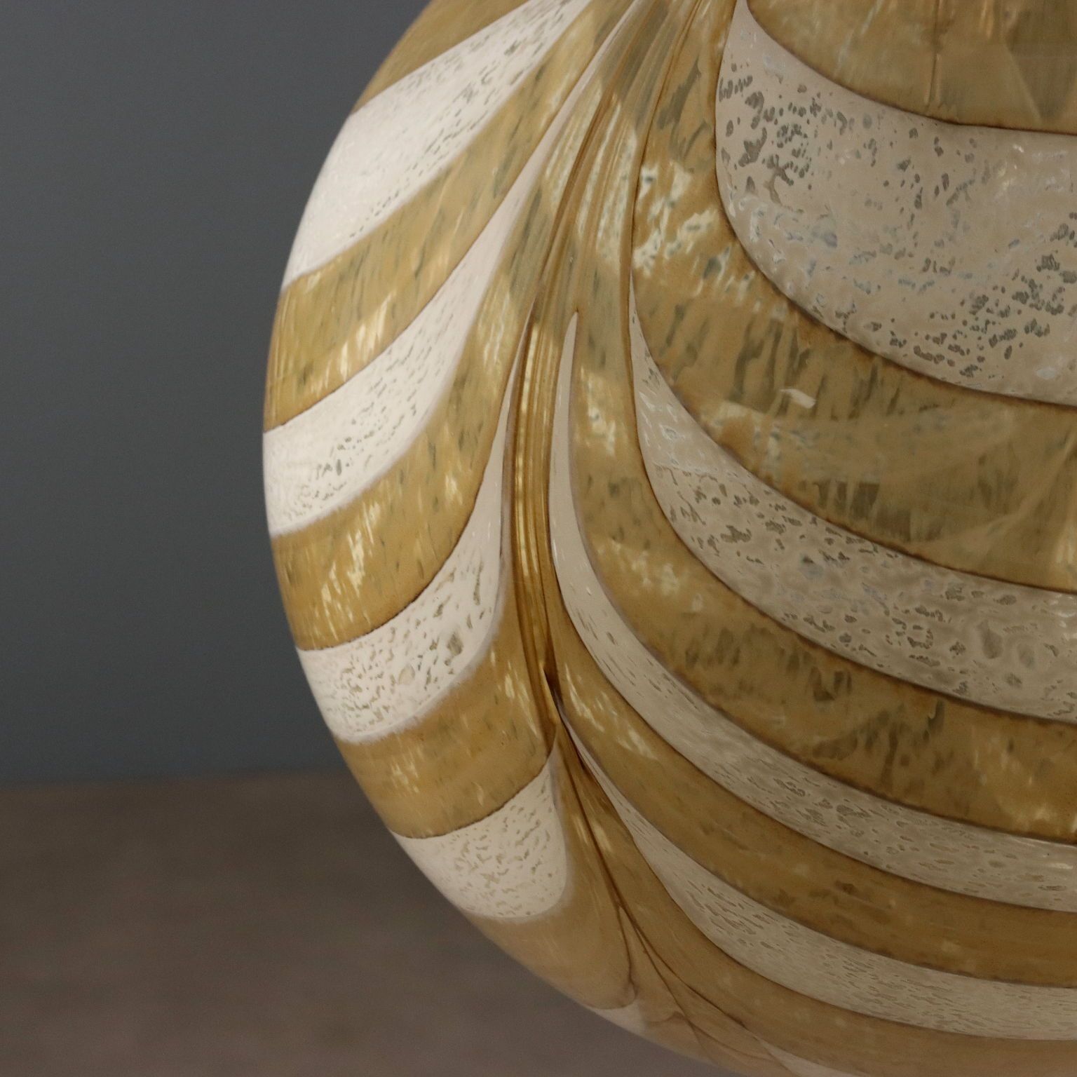 Vintage plafondlamp, verchroomd metaal en glas, Italiaans design, ca. jaren 1960 photo vintage