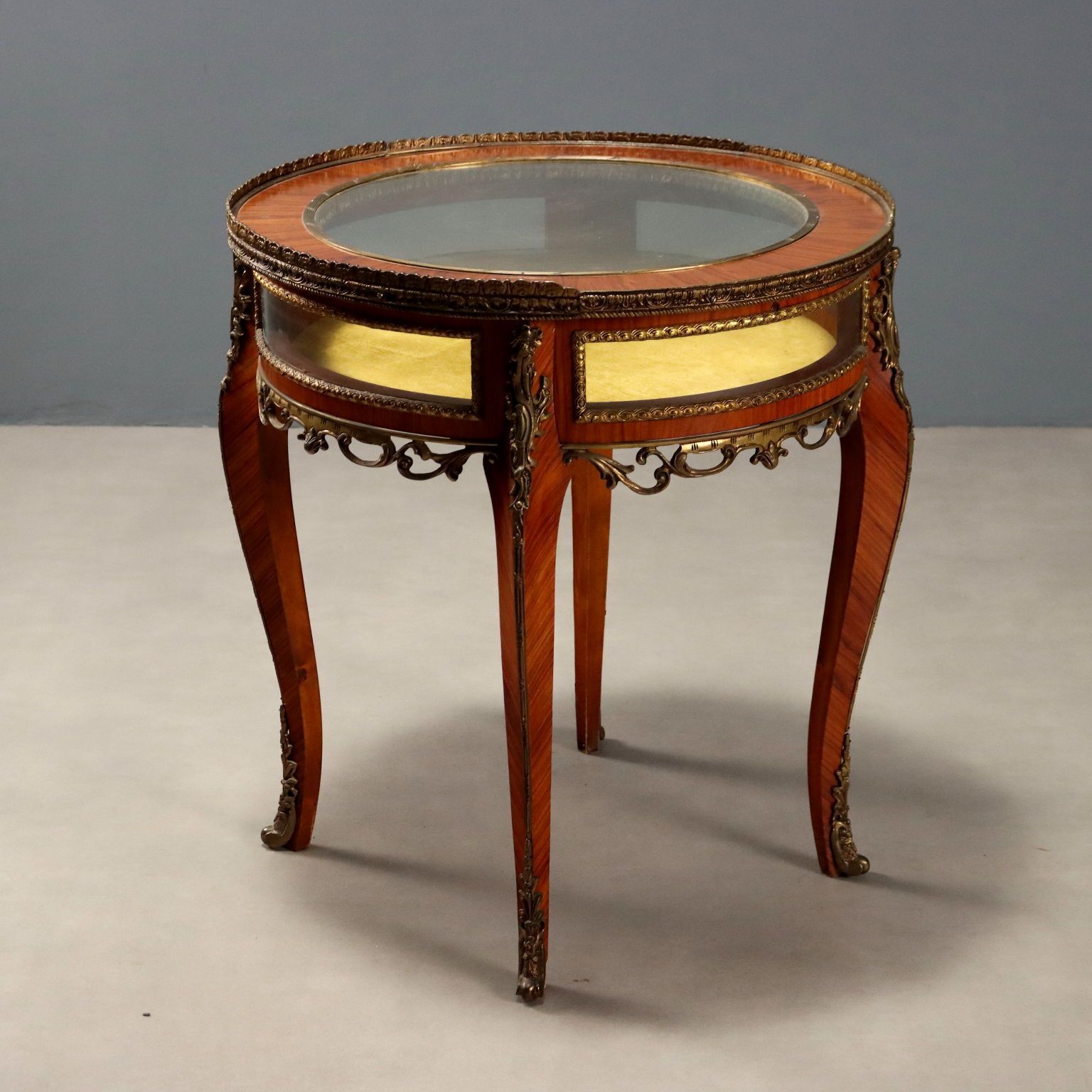 Antique Display Table Napoleon III Bois De Rose XX Century