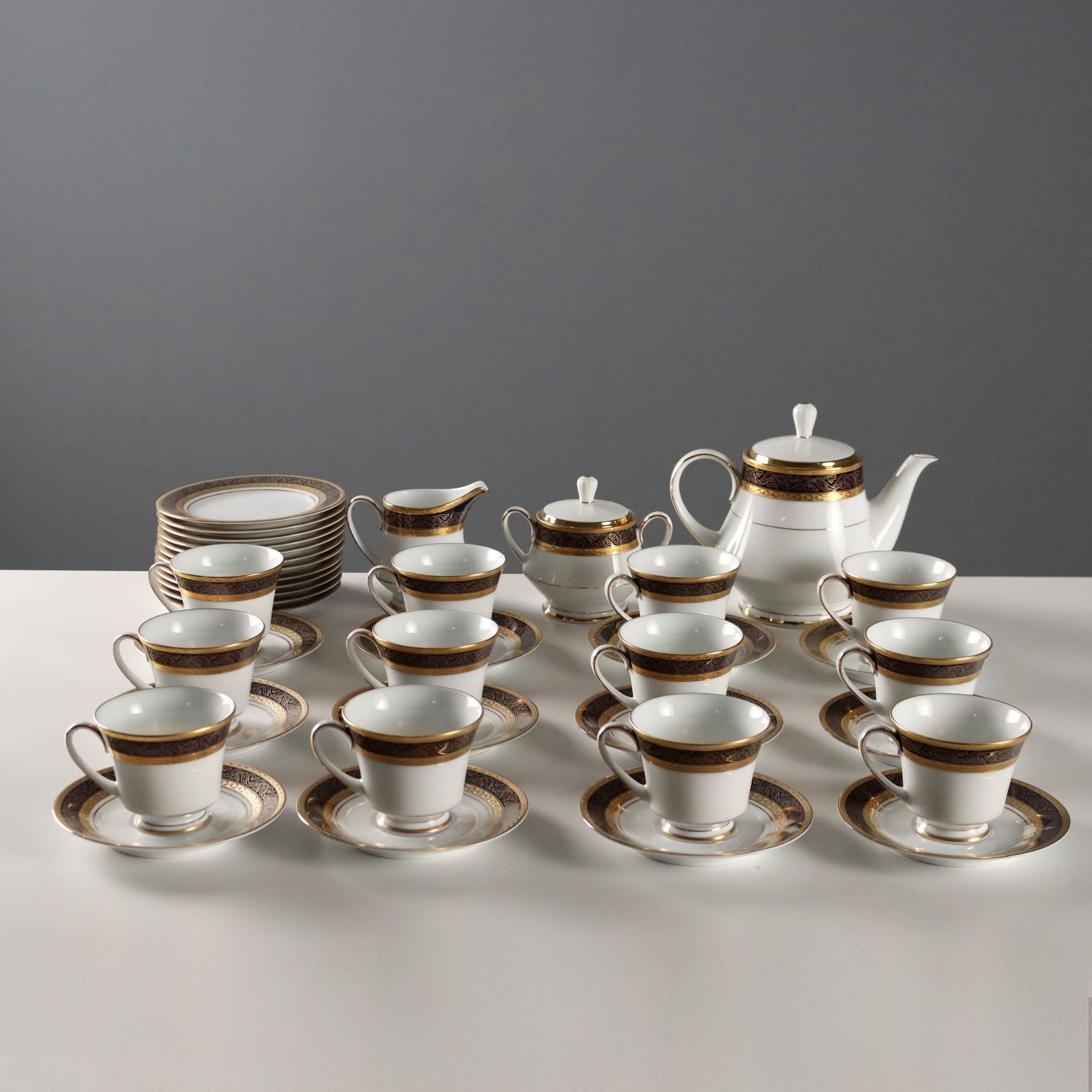 Noritake Cambridge Tea Set 3993 Porcelain Philippines Xxi Century