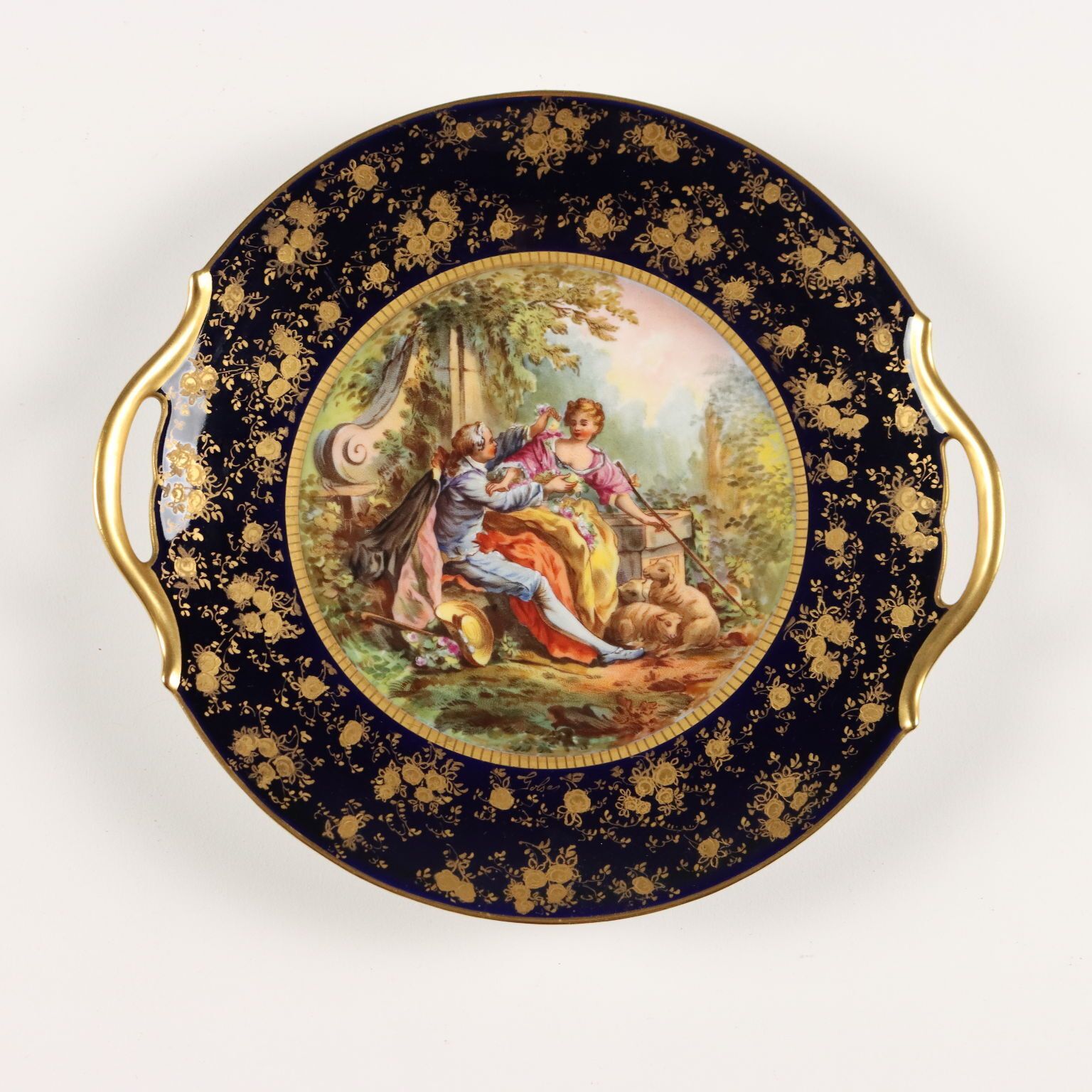 Andrè Golse Limoges Pastry Cake Service France XIX XX Century photo for sale