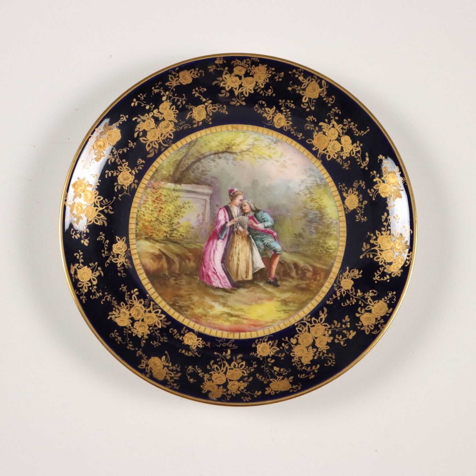 Andrè Golse Limoges Pastry Cake Service France XIX XX Century photo vinterior