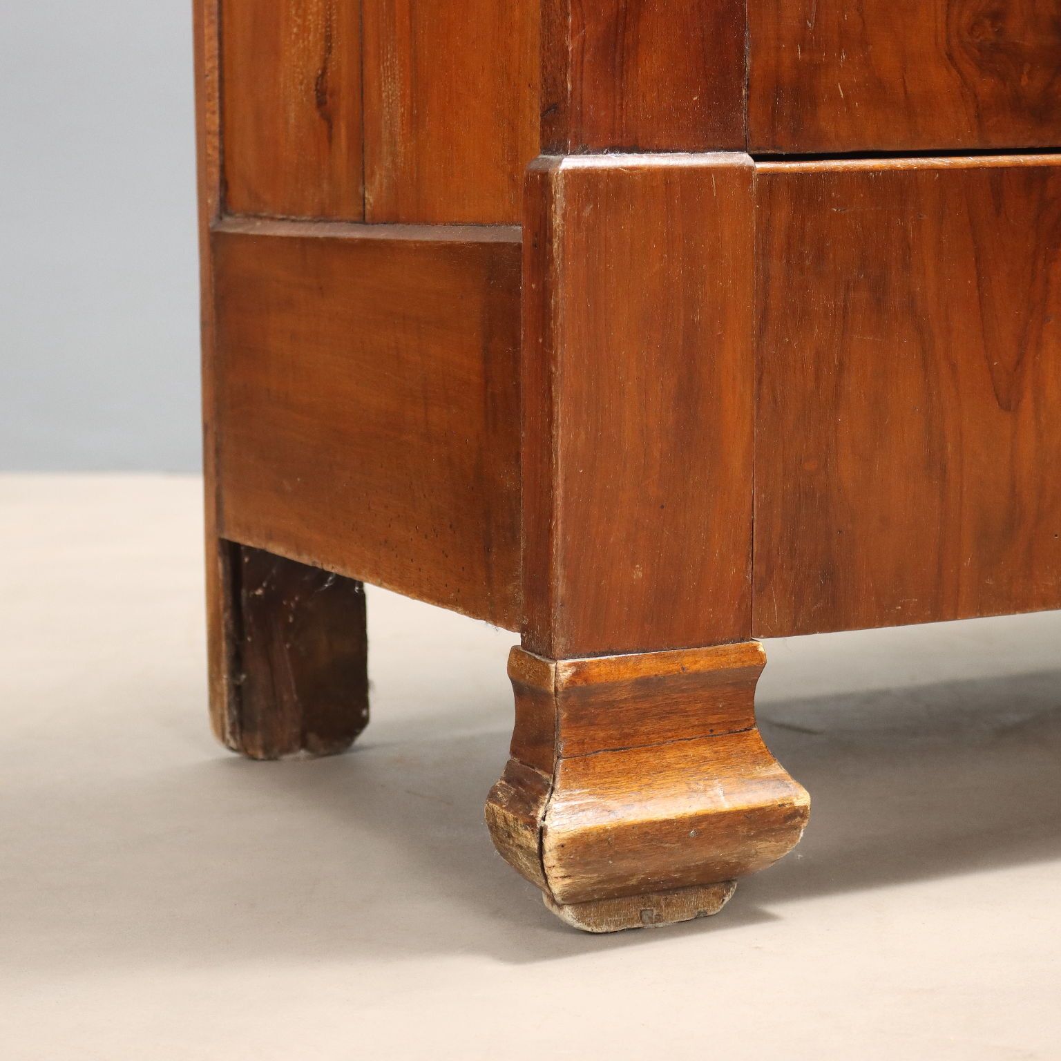 photo for sale Antique Wardrobe Charles X Walnut Drawers France XIX Century