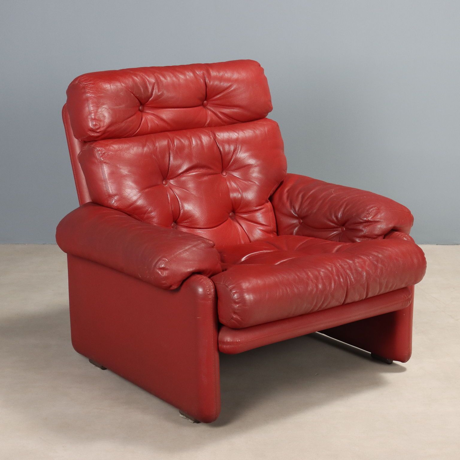 Fauteuil vintage B&B Coronado, par Tobia Scarpa, années 1970-80