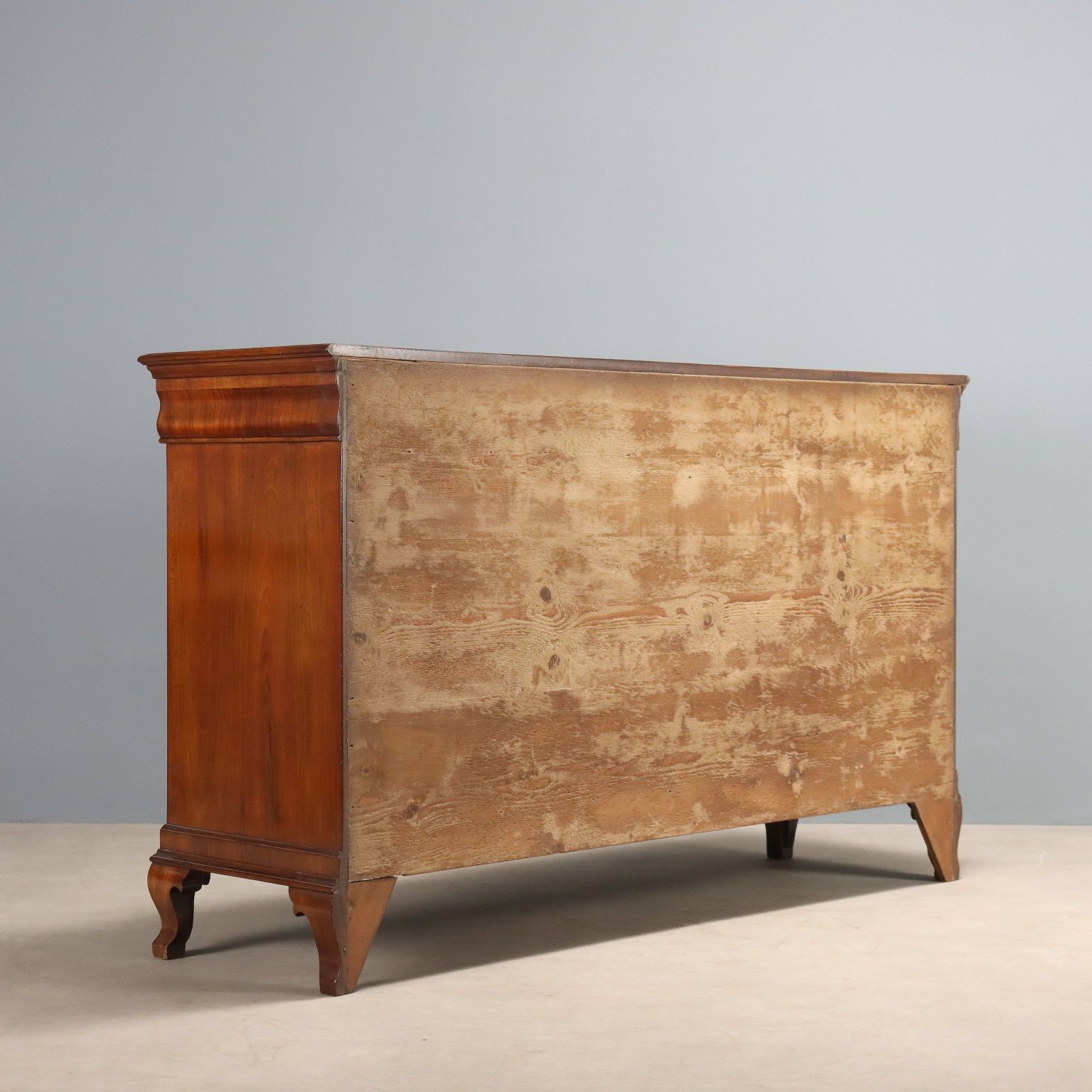Furniture Antique Cupboard Walnut Fir Italy XX Century photo