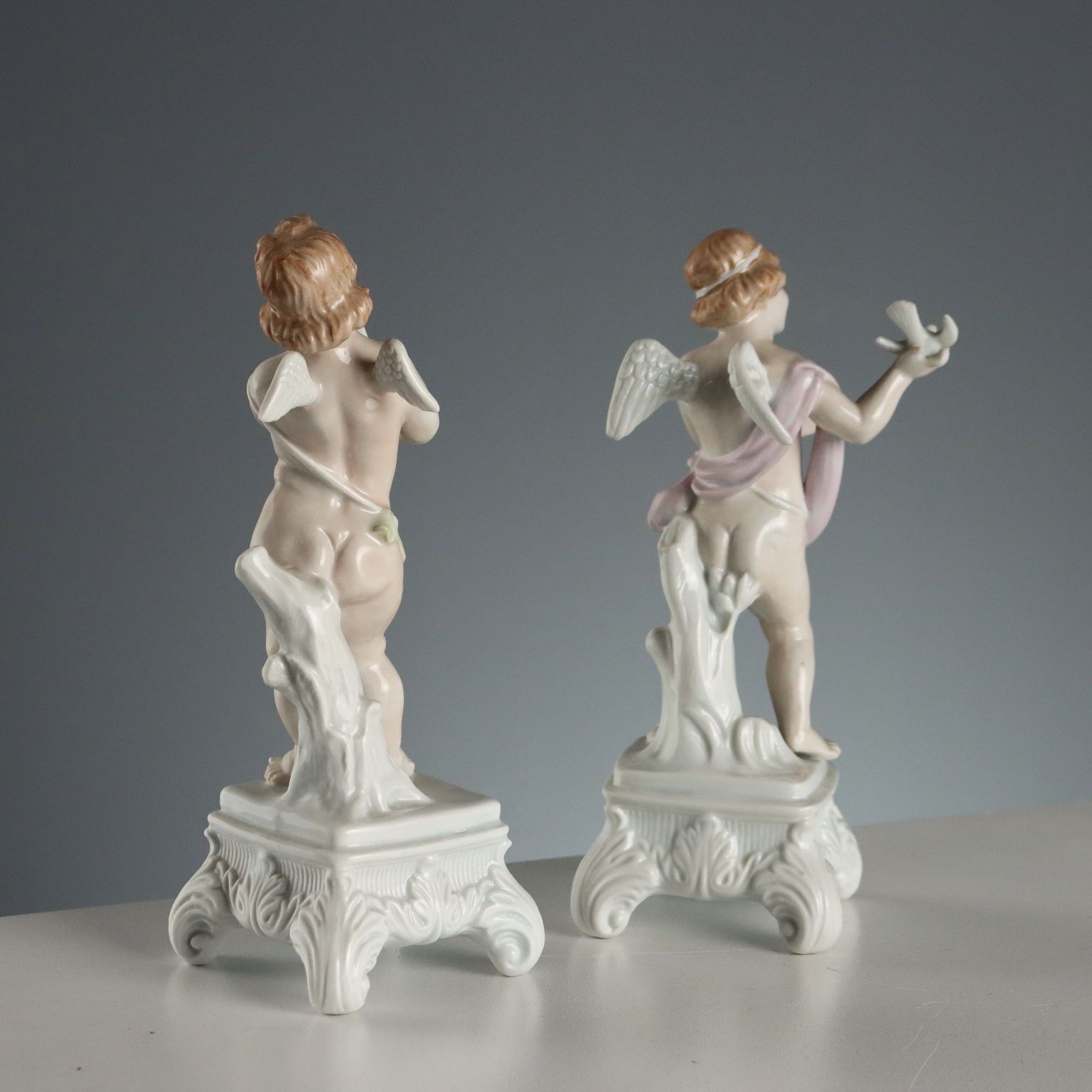 photo for sale Vintage Capodimonte's Porcelain Figurines Italy XX Century