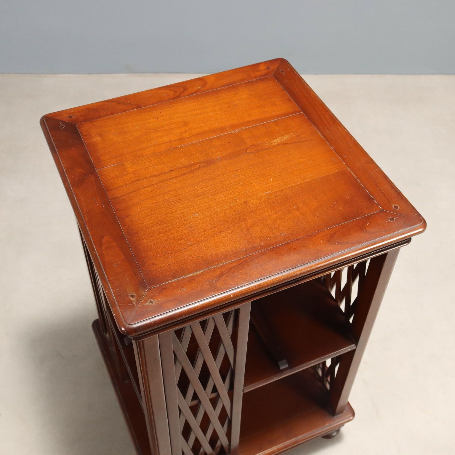 Antique Bookcase Mahogany Double Compartments Italy XX Century photo buy