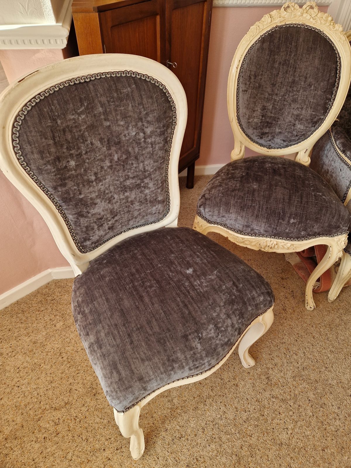 Antique French Style Salon Set – Sofa & 2 Chairs photo 200.0