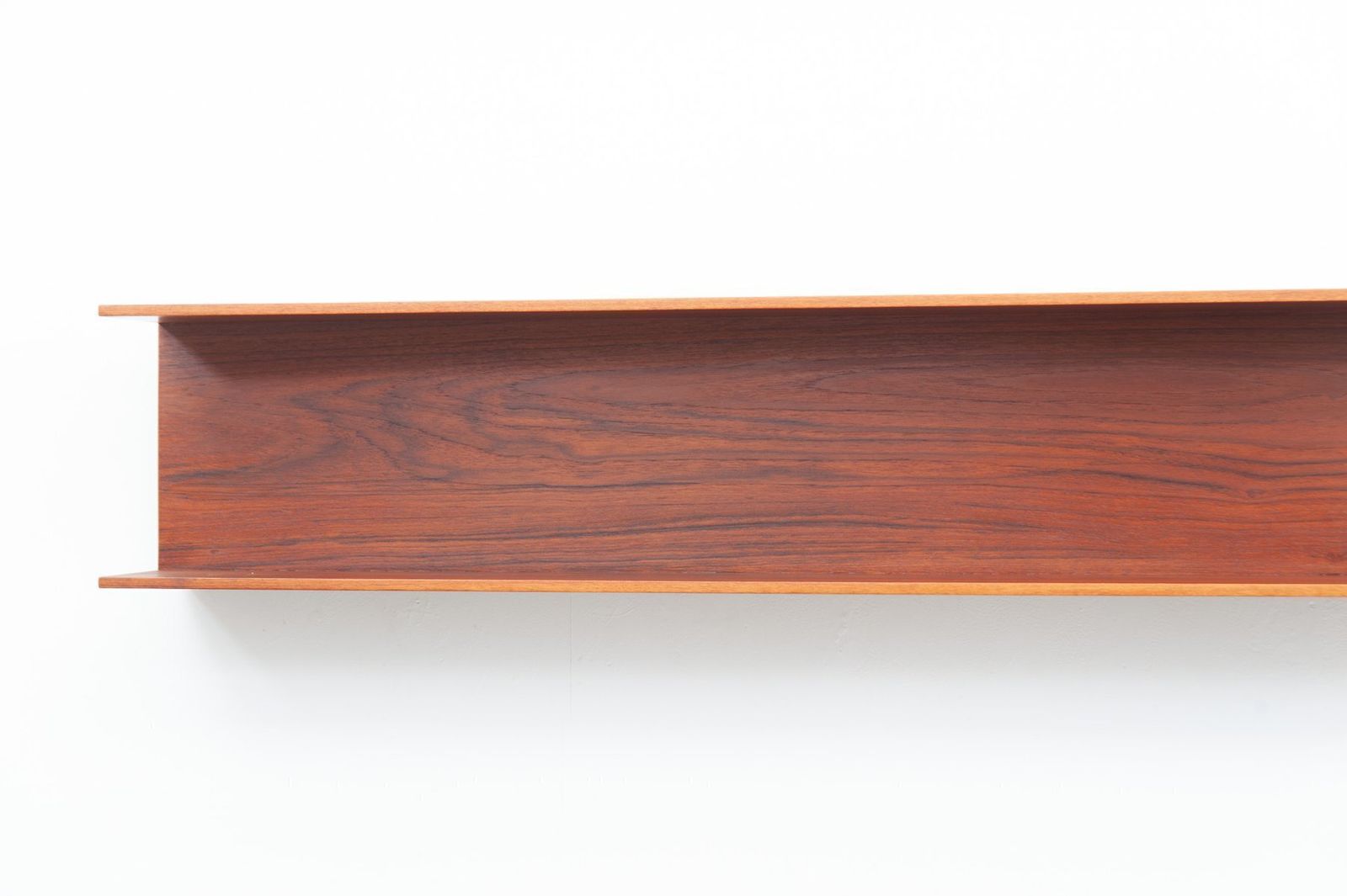 Wall Shelf In Teak By Walter Wirz For Wilhelm Renz, 1960s photo for sale