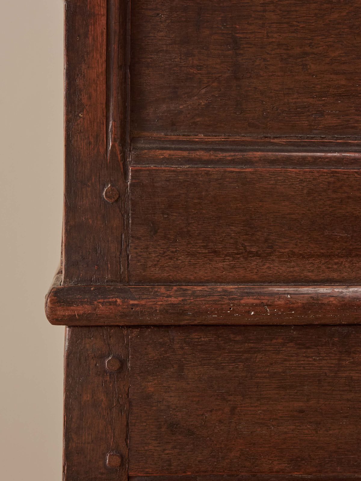 photo furniture A George I Oak Chest Of Drawers On Bun Feet