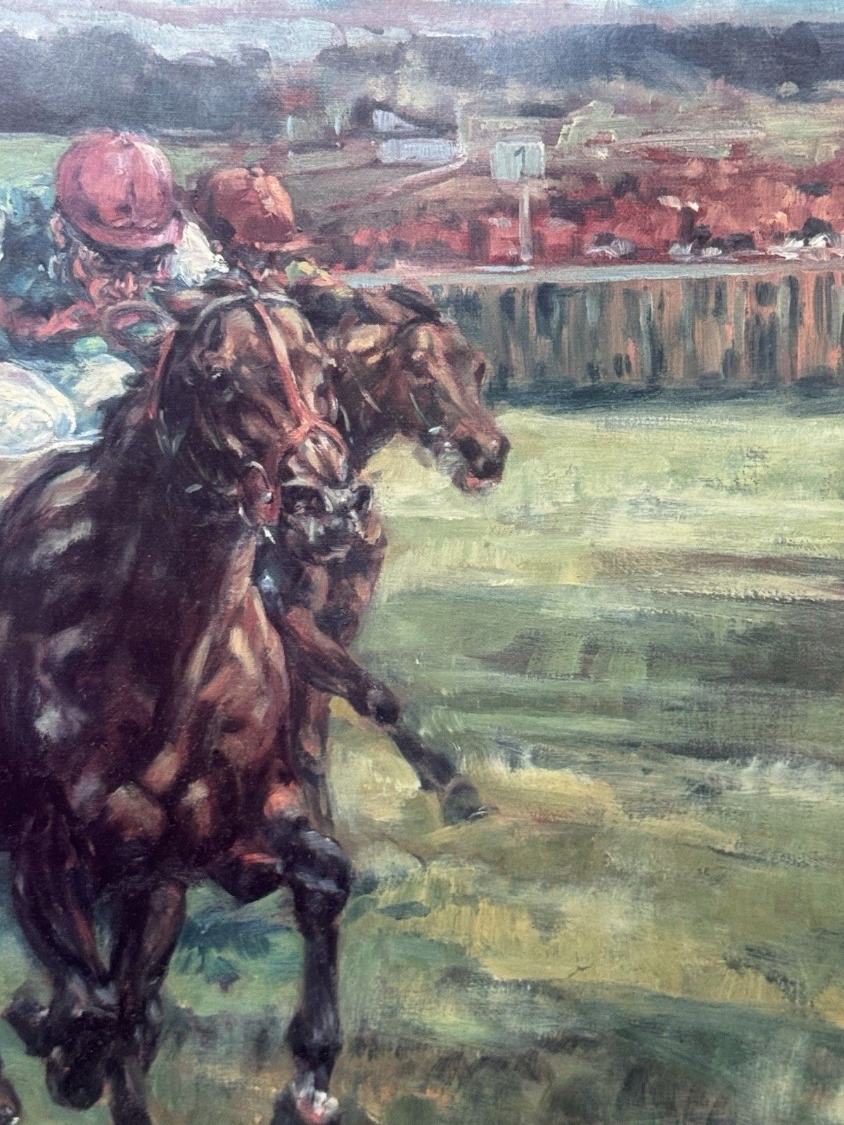photo for sale Clare Eva Burton Chelsea Green Ltd Ed Equestrian Print Titled  'Dancing Brave'