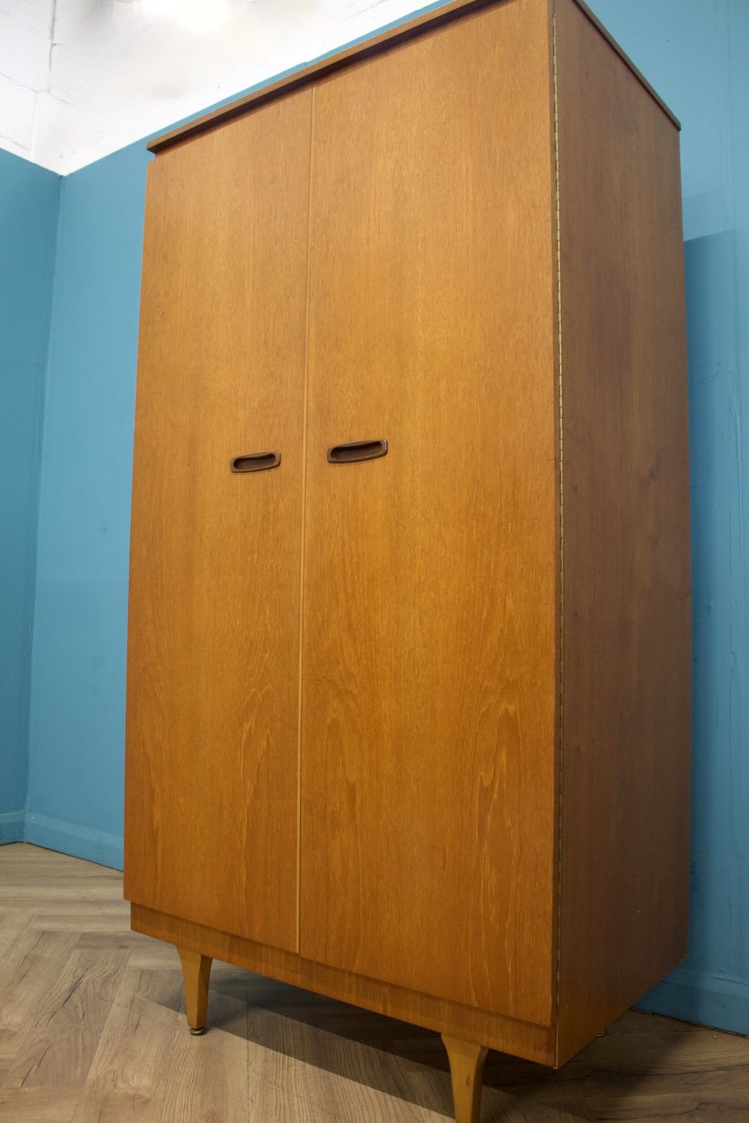 Mid Century Teak Wardrobe From Stonehill, 1960s  #1747 photo 599.0