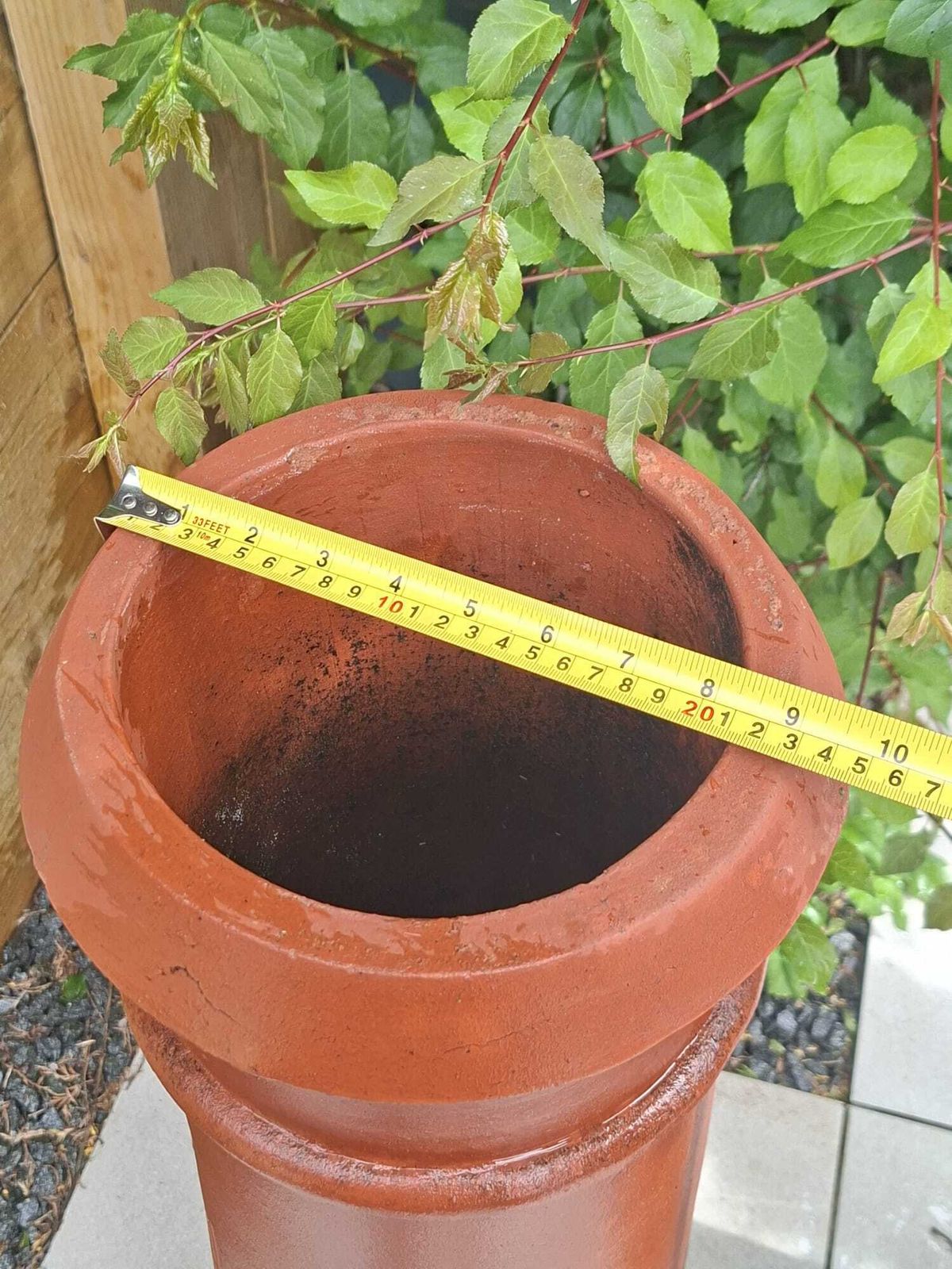 Set Of 3 Reclaimed Terracotta Chimney Pots – Architectural Garden Planters photo 295.0