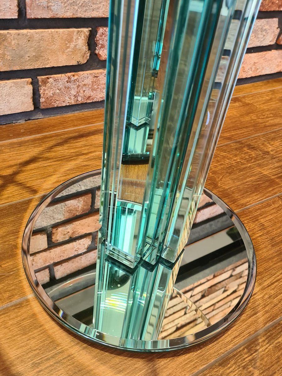 Glass Side Tables By Luigi Massoni For Gallotti & Radice, Italy, 1970s, Set Of 2 photo 1386.0