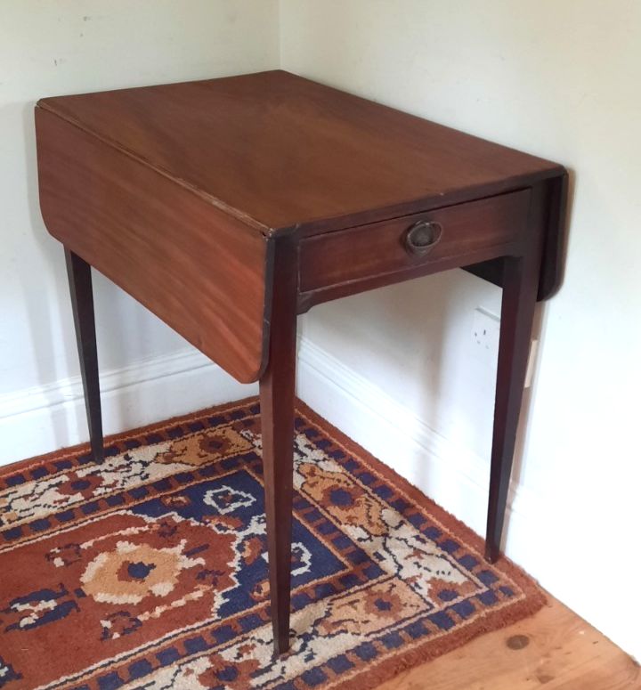photo for sale Antique Mahogany Pembroke Table, Late 18th  Early 19th Century