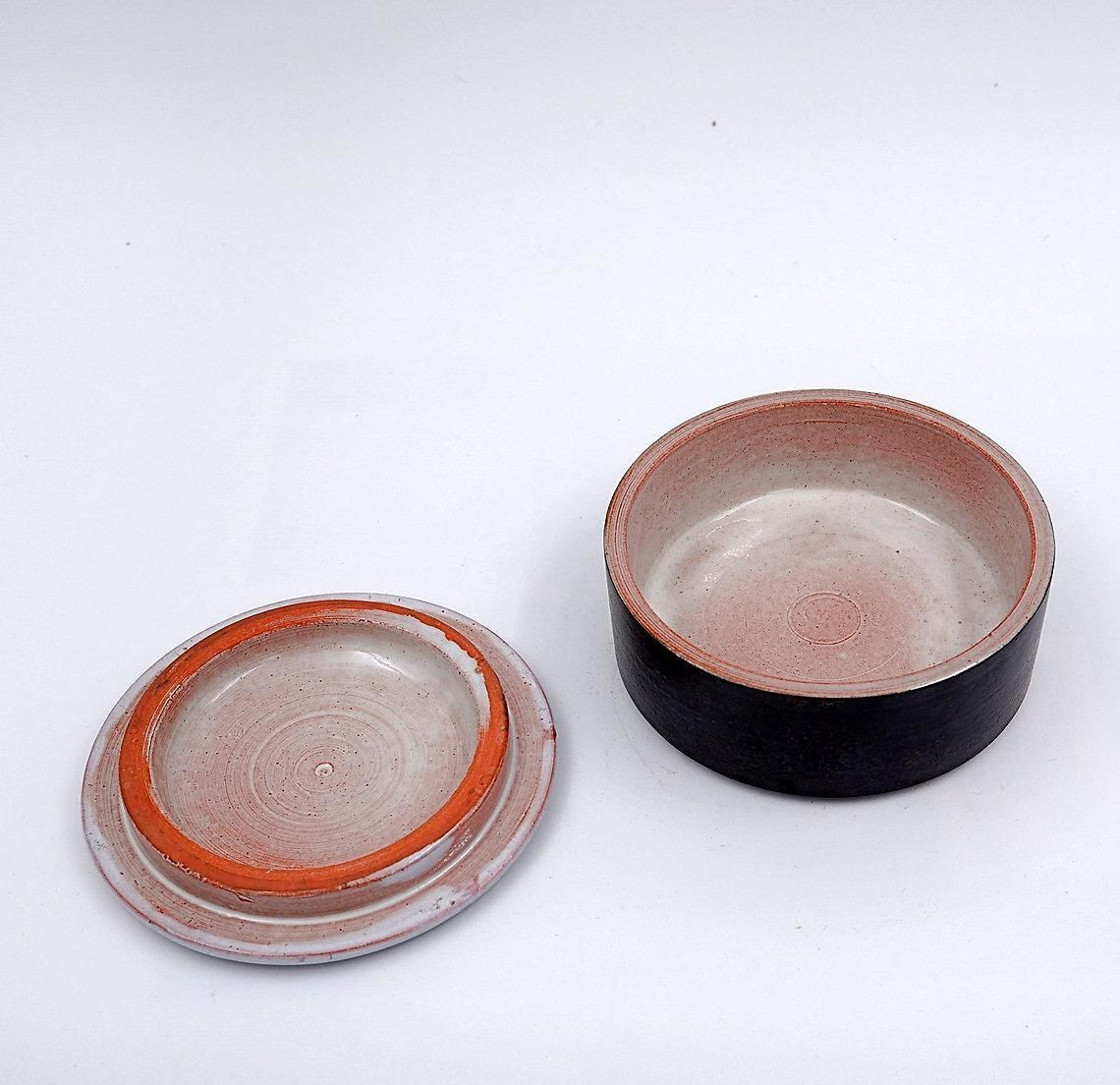 Mid Century Ceramic Jewelry Box By Perignem    Belgium 1950s photo 303.0