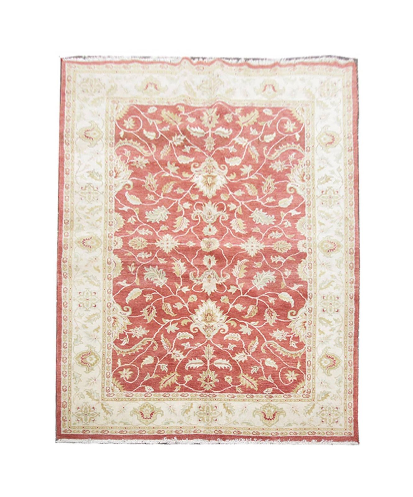 Oriental Rugs, Red Living Room Rugs, Handmade Carpet Floral Ziegler Rugs photo 3521.0