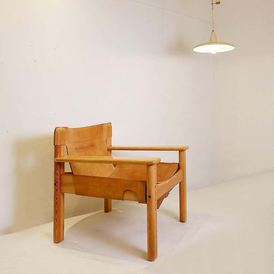 Vintage Safari Lounge Armchair 'Natura' By Karin Mobring For Ikea   1970s photo furniture