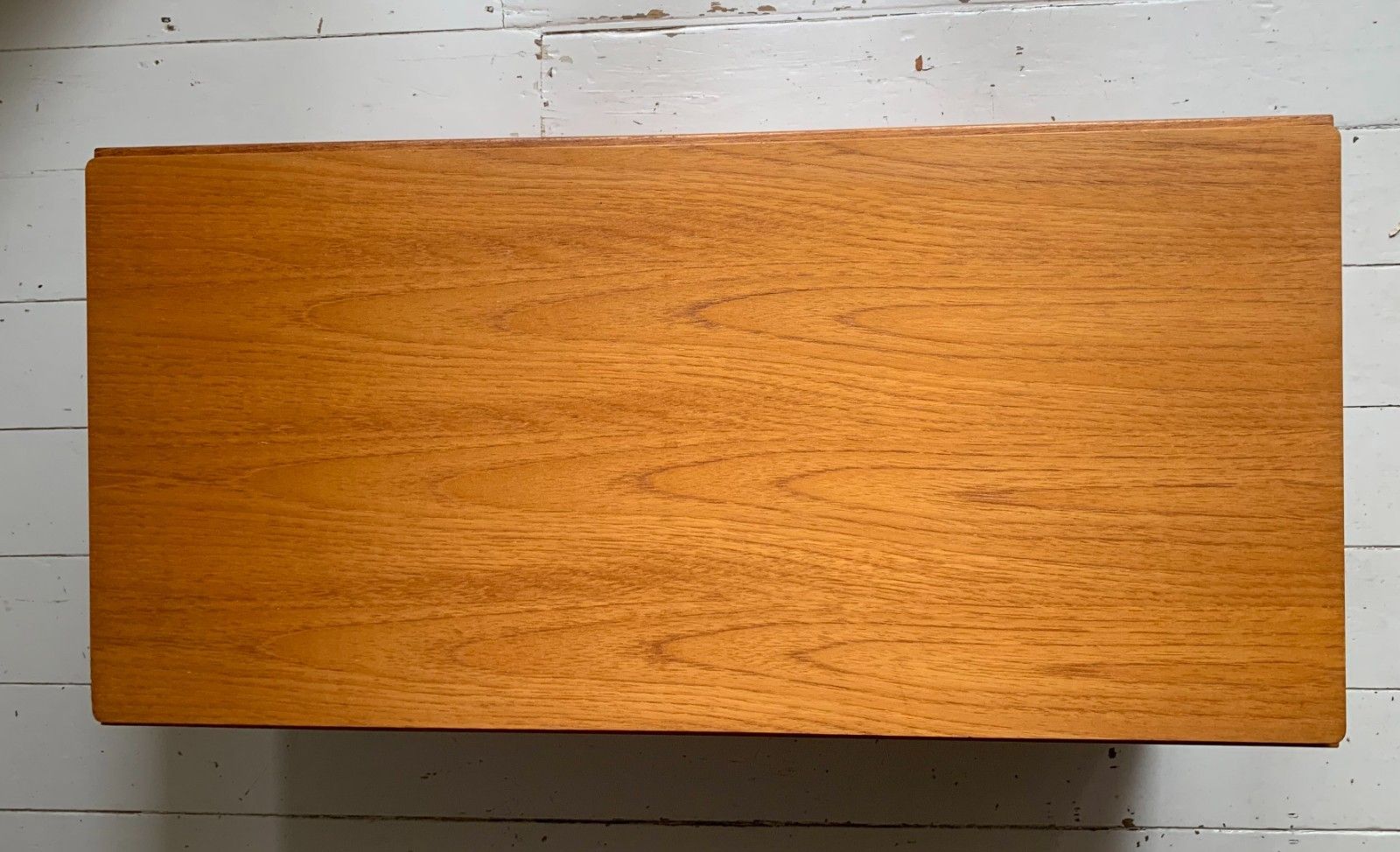 Mid Century Teak Beaver & Tapley 33 Wall Mounted Bureau / Desk / Cabinet photo for sale