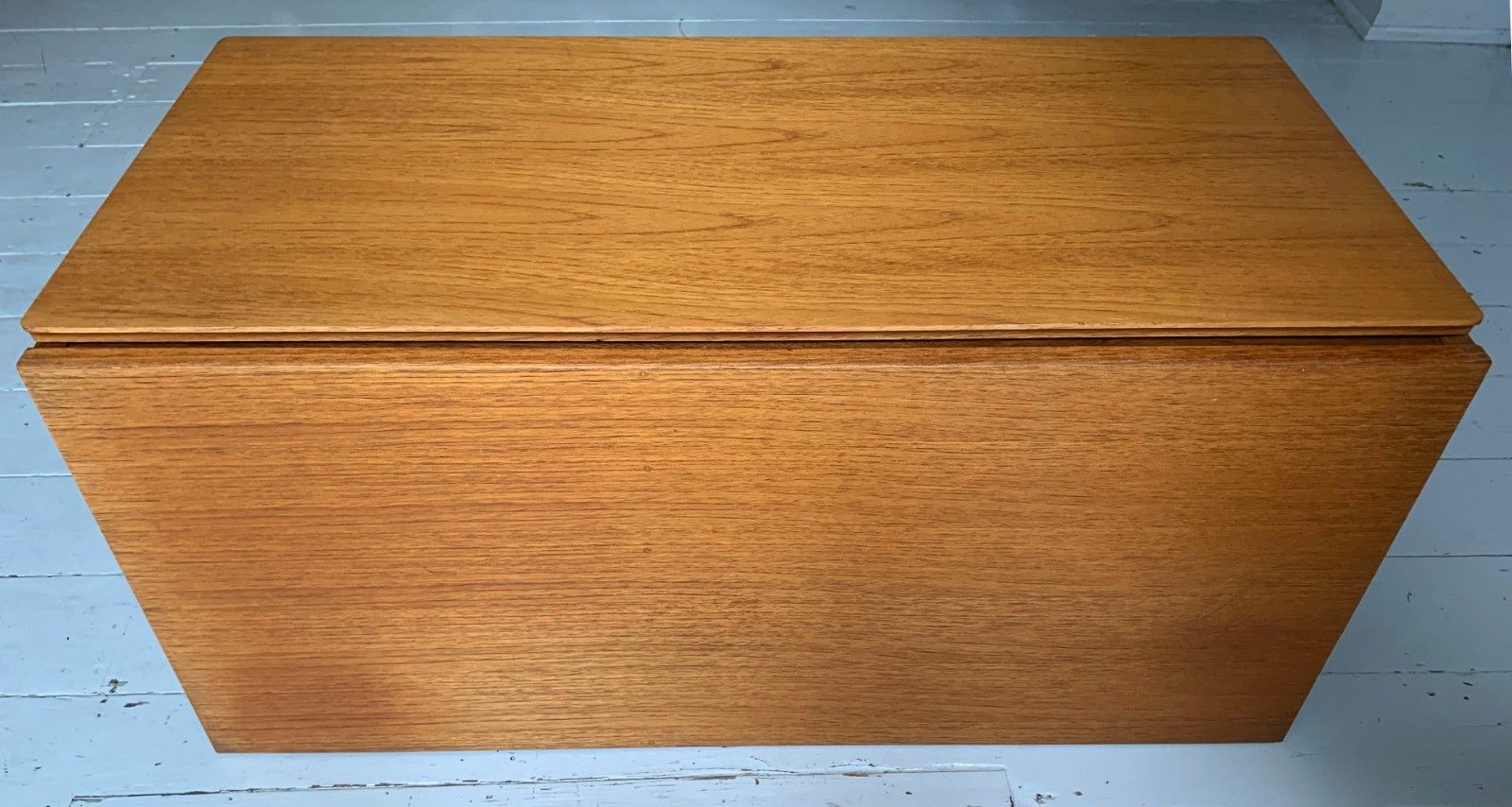 Mid Century Teak Beaver & Tapley 33 Wall Mounted Bureau / Desk / Cabinet photo 209.0