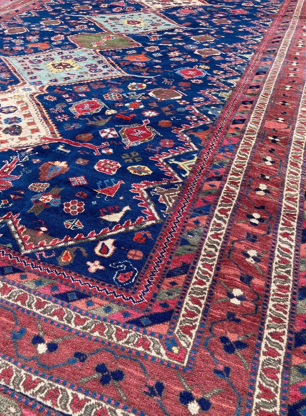 photo furniture Vintage Afshar Carpet 2.92m X 2.03m