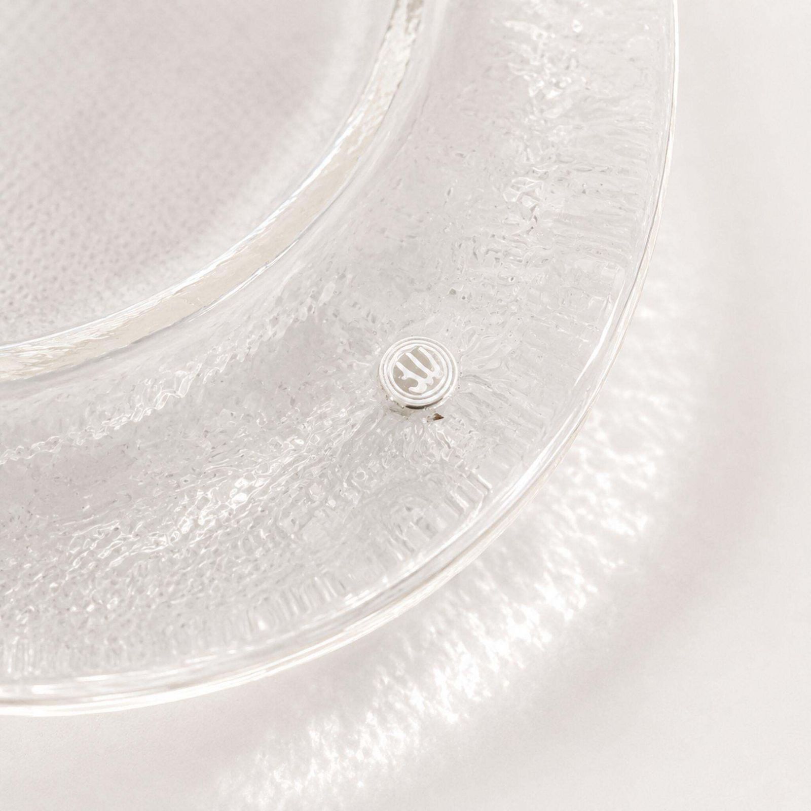 Pair Of 1970s Italian Murano Glass Ashtrays Yin Yang By La Murrina photo for sale