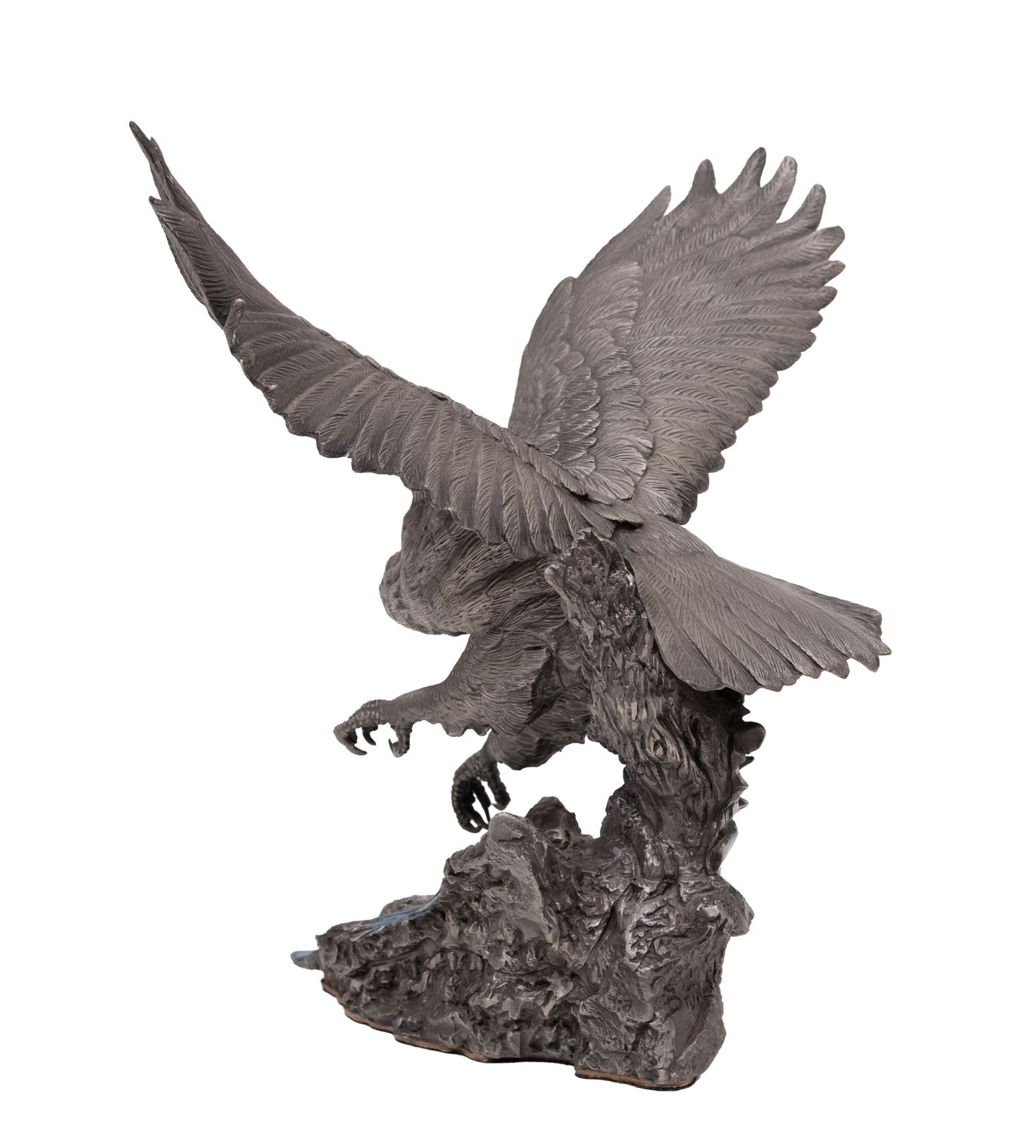 photo furniture The Alaskin Chilkat Bald Eagle Statue Pewter By Paul Brunelle