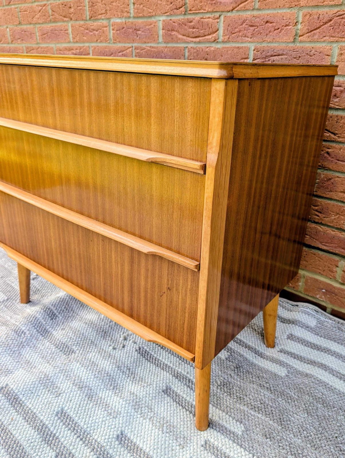 225.0 Mid Century 1960s Chest Of Drawers photo