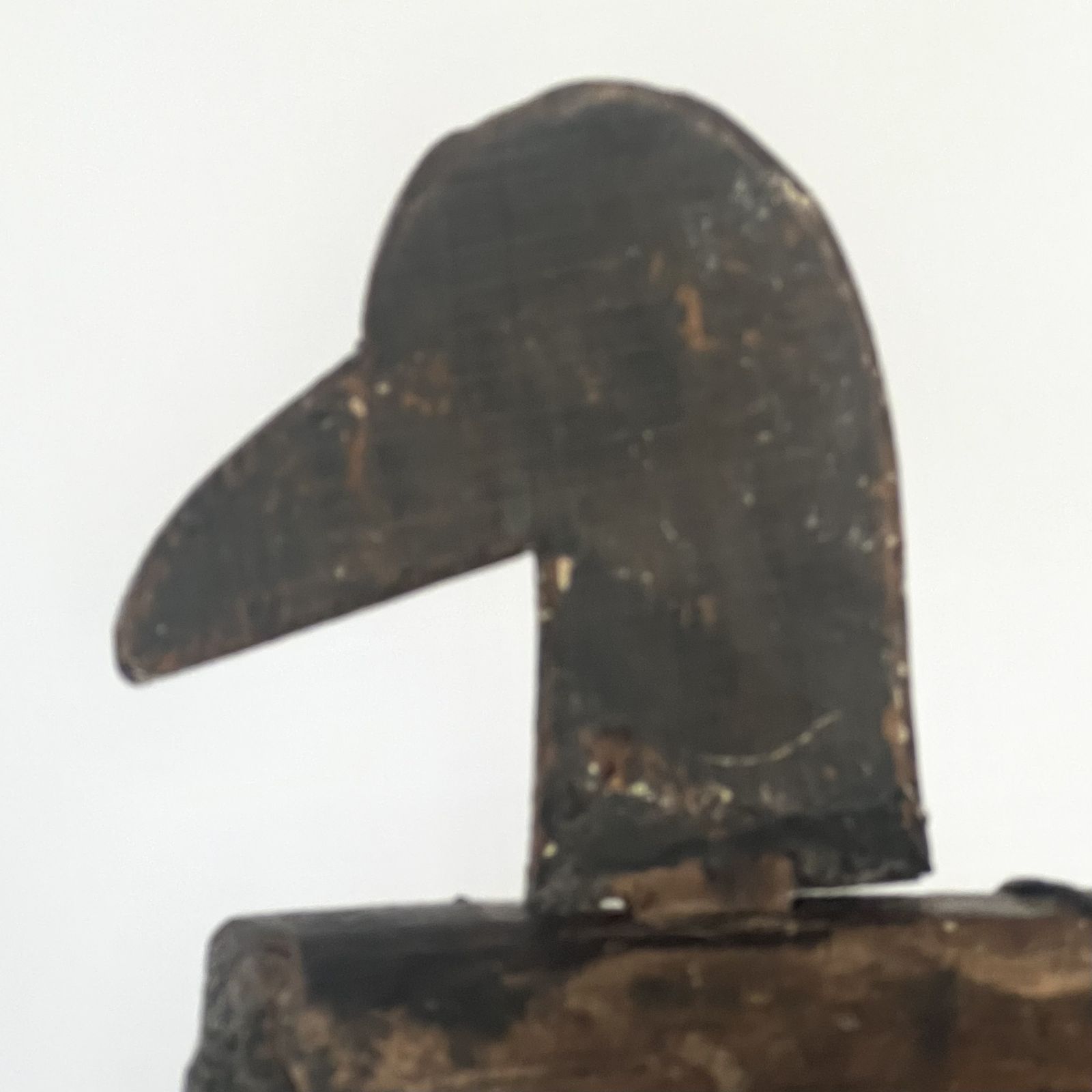 19th Century Decoy Duck With Rare Bobbing Head On Later Stand photo vinterior