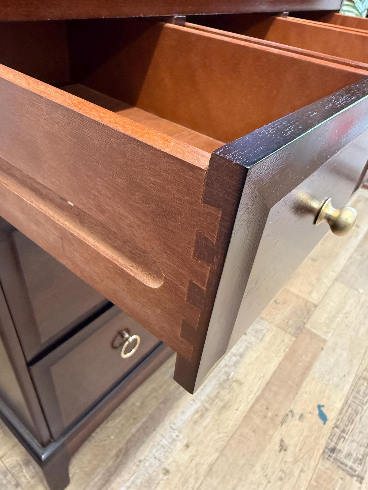 365.0 Stag Minstrel Tallboy Chest Of Drawers – Original Mahogany photo