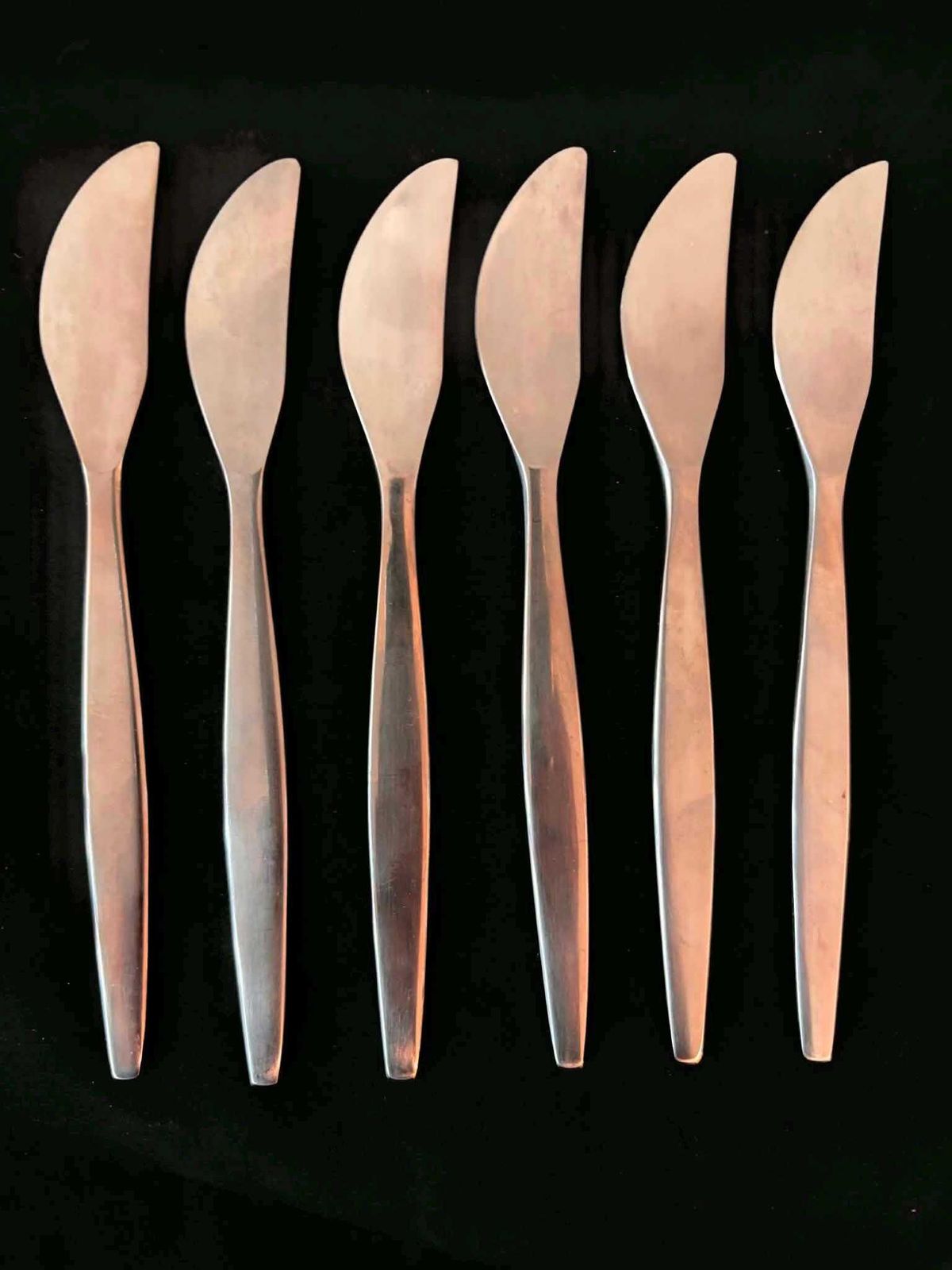 Couteaux à fruits Gense Focus, design scandinave moderniste, acier inoxydable satiné, lot de 6 photo buy
