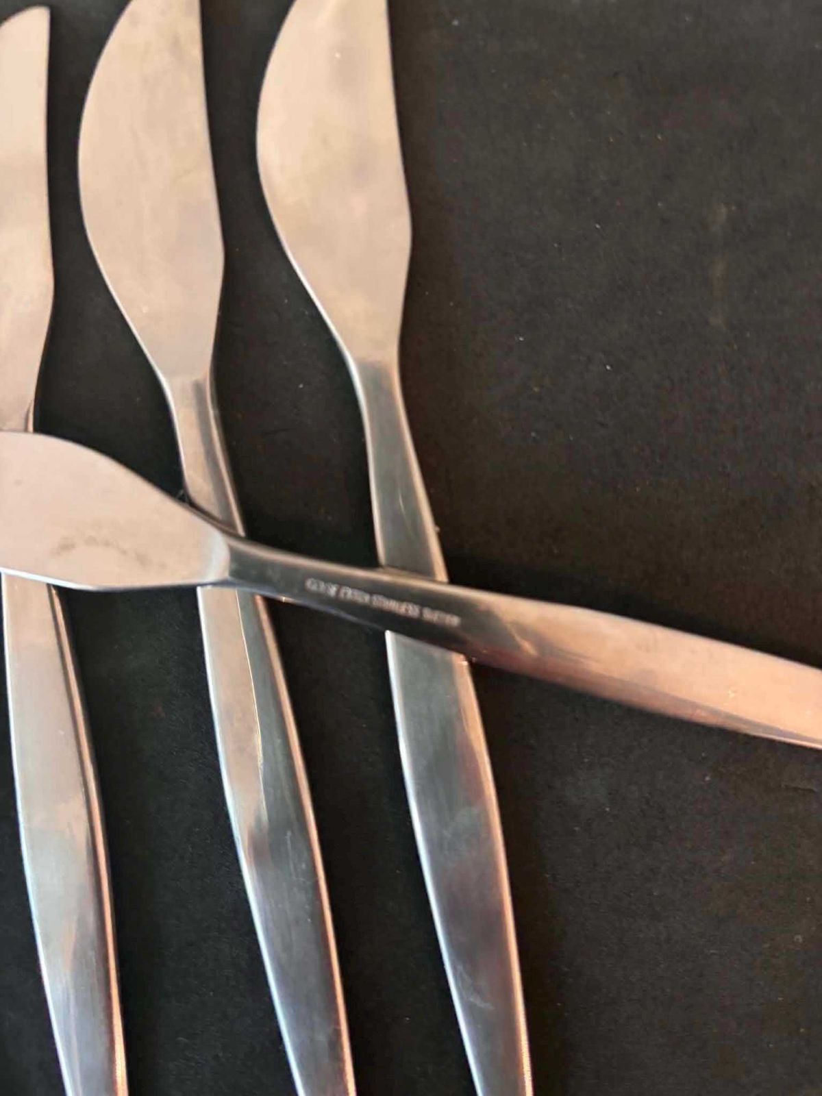 photo for sale Gense Focus Fruits Knives – Scandinavisch Modernistisch Satijn Roestvrij Staal – Set van 6