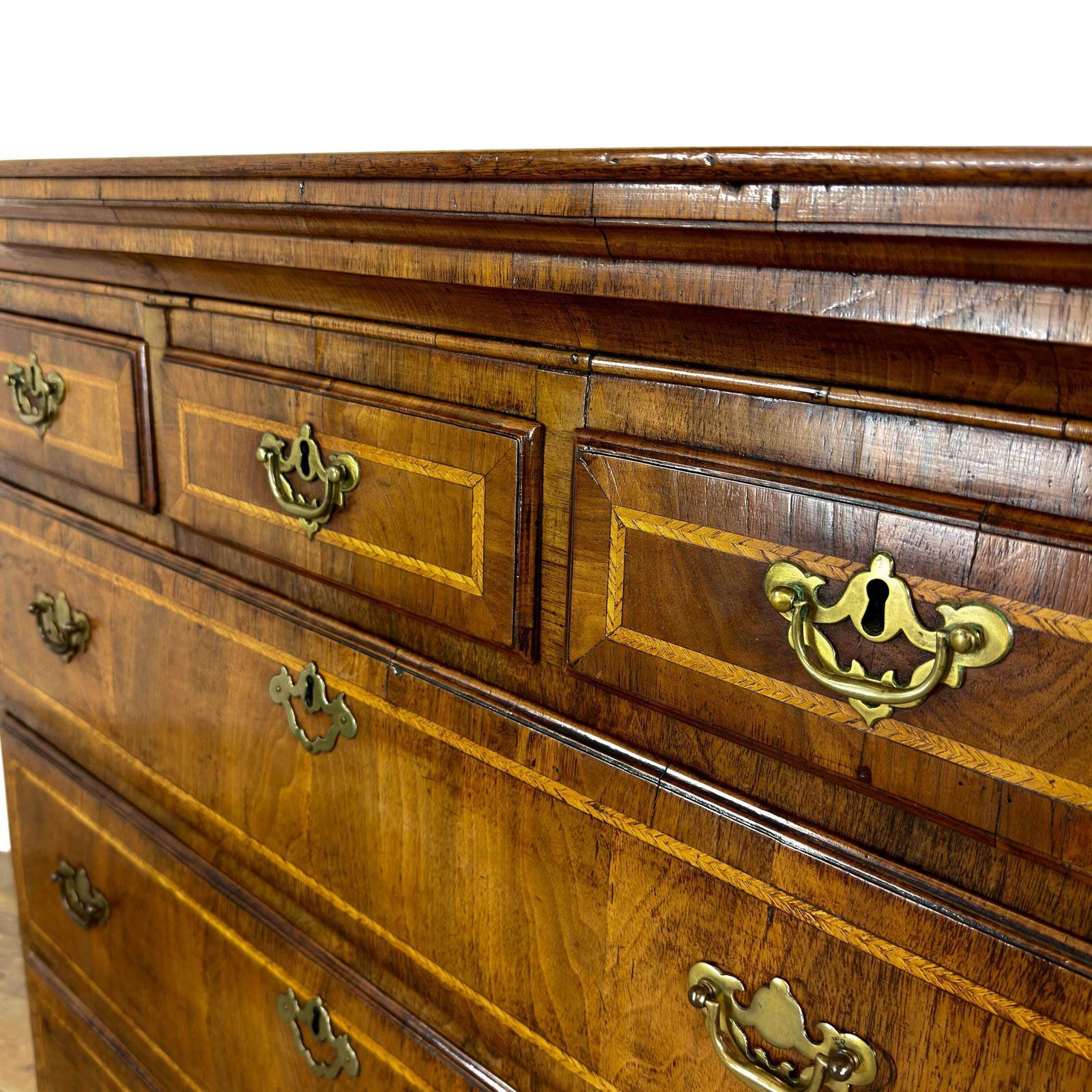 Antique 18th Century Walnut Chest Of Drawers | Antique Storage | Bedroom Drawers | Antique Chest Of Drawer | Walnut Furniture photo Furniture