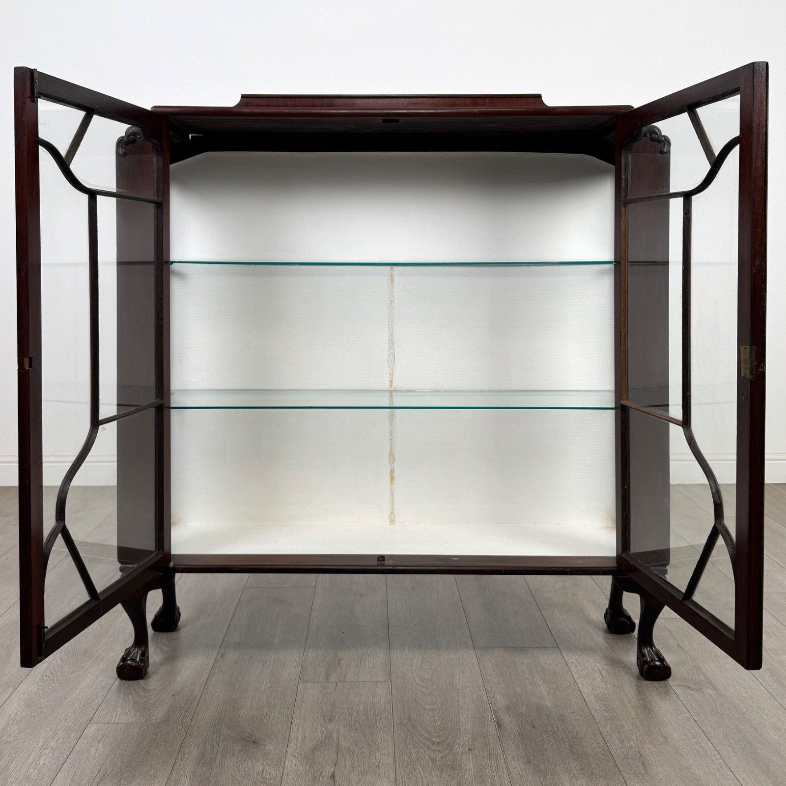 Antique 20th Century Edwardian Display Cabinet In Mahogany ( Af 5694 ) photo furniture