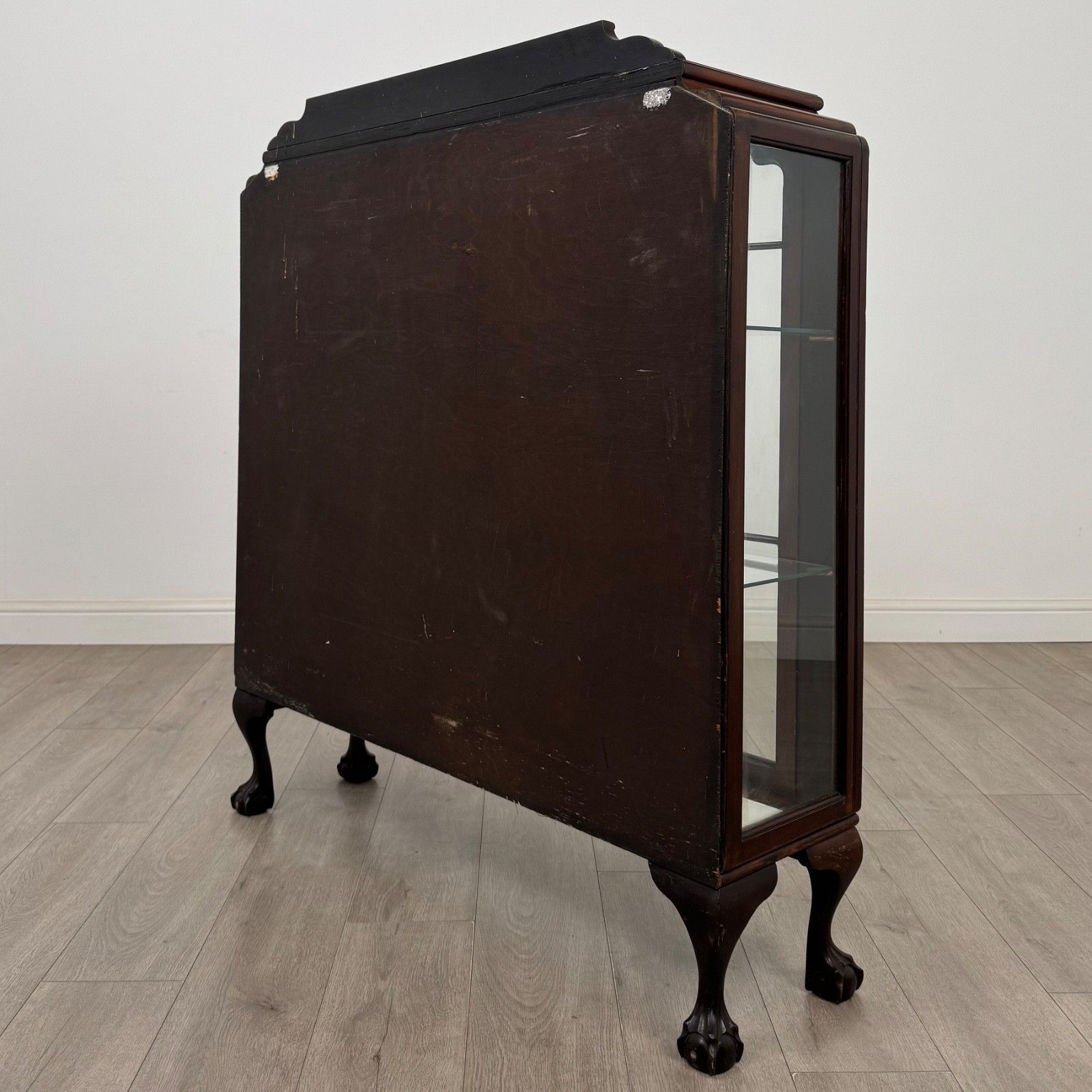 Antique 20th Century Edwardian Display Cabinet In Mahogany ( Af 5694 ) photo buy