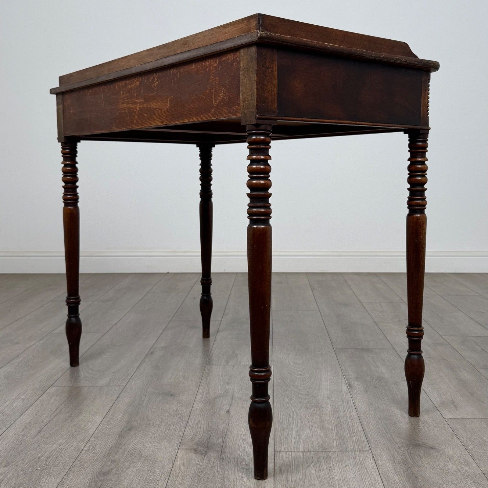 Antique 18th Century Georgian Writing Table In Mahogany ( Af 5693 ) photo vinterior