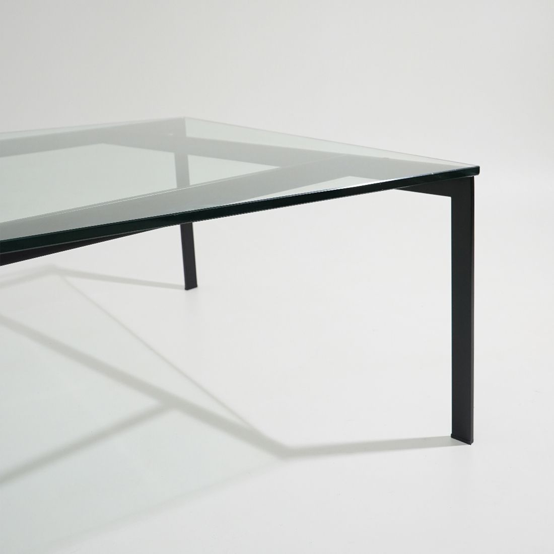 Glass And Metal Coffee Table By Paolo Tilche For Arform, 1960s photo buy