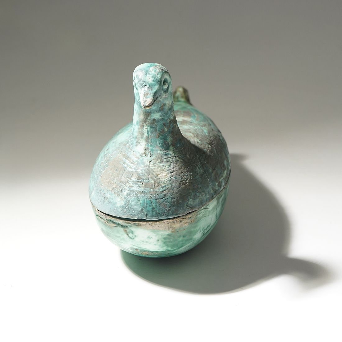 Ceramic Box In The Shape Of A Bird, 1960s photo Art