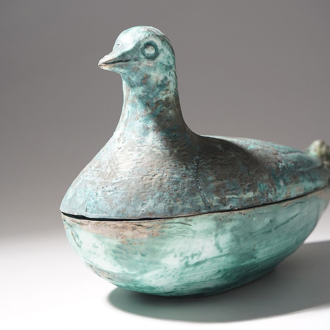 photo for sale Ceramic Box In The Shape Of A Bird, 1960s