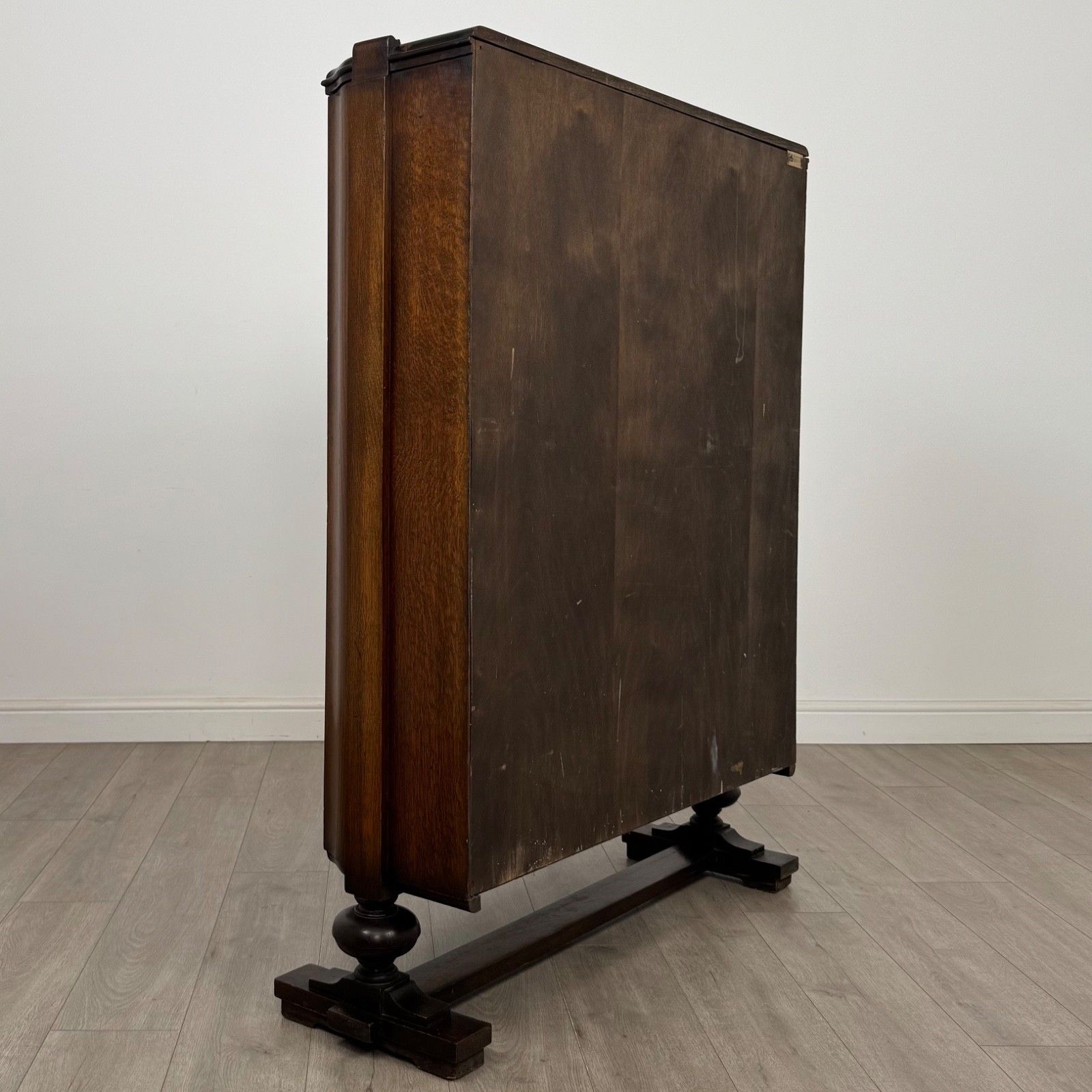 Antique 20th Century Edwardian Display Cabinet In Oak ( Af 5653 ) photo 495.0
