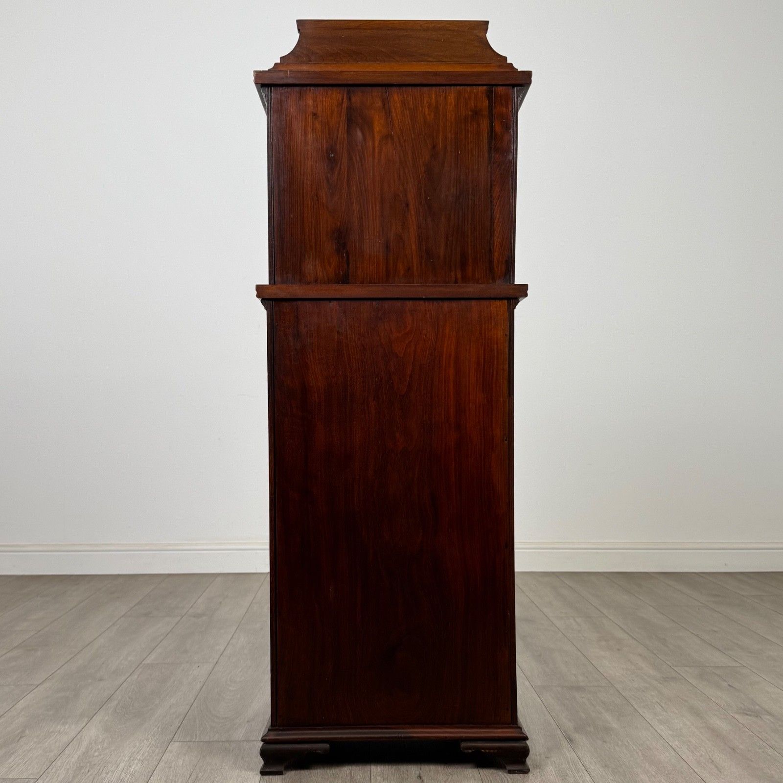 Antique 19th Century Narrow Display Cabinet In Walnut ( Af 5651 ) photo vinterior