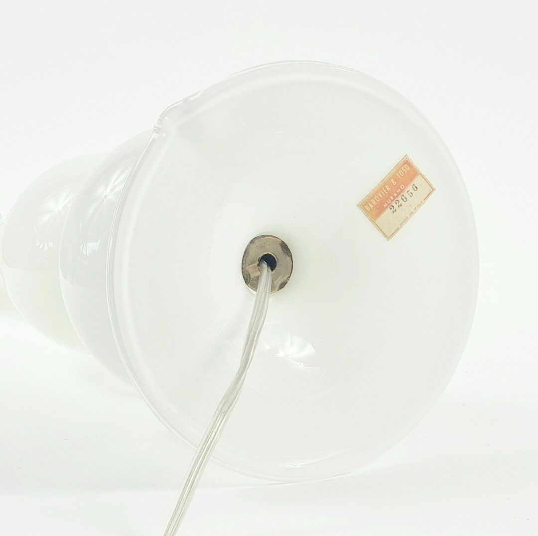 photo furniture Labelled Mid Century Murano Glass Table Lamp From Barovier & Toso, Italy, 1940s/1950s