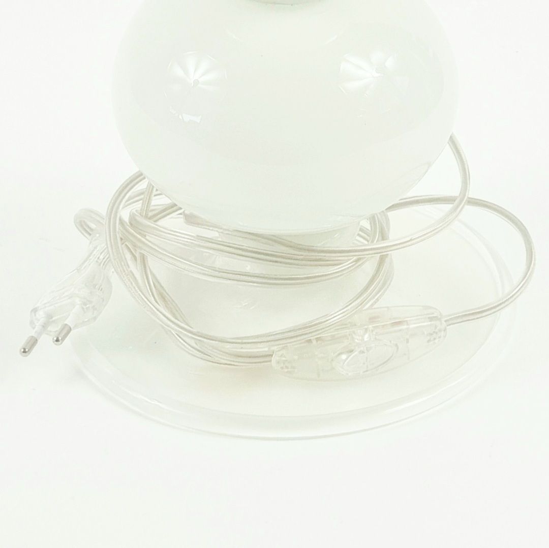 Gelabeld mid-century Murano glazen tafellamp van Barovier & Toso, Italië, jaren 1940/1950 photo vintage