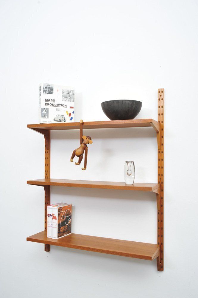 Vintage Royal System Teak Shelving Unit By Poul Cadovius, 1950 photo for sale