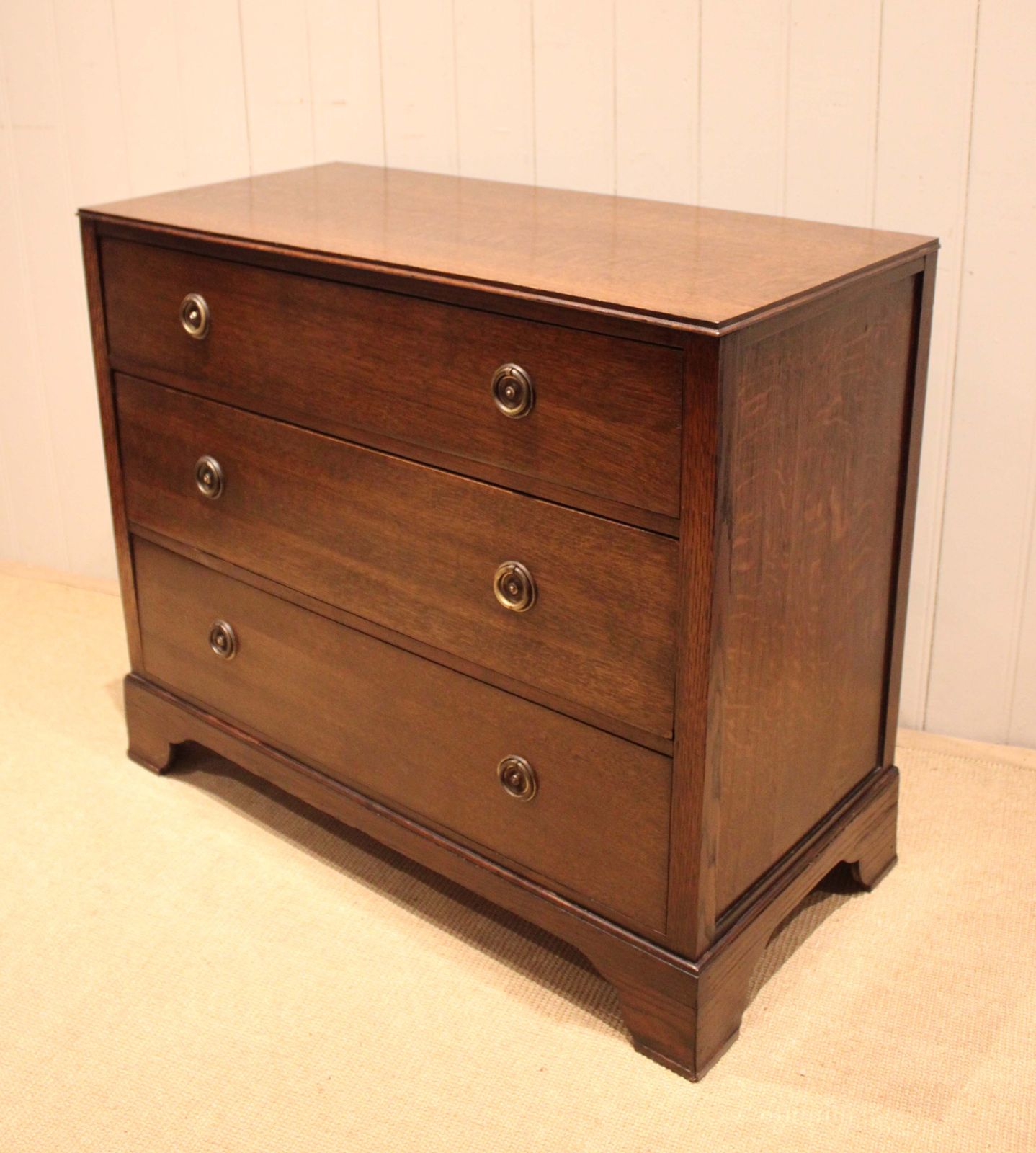 photo for sale Early 20th Century Oak Chest Of Drawers