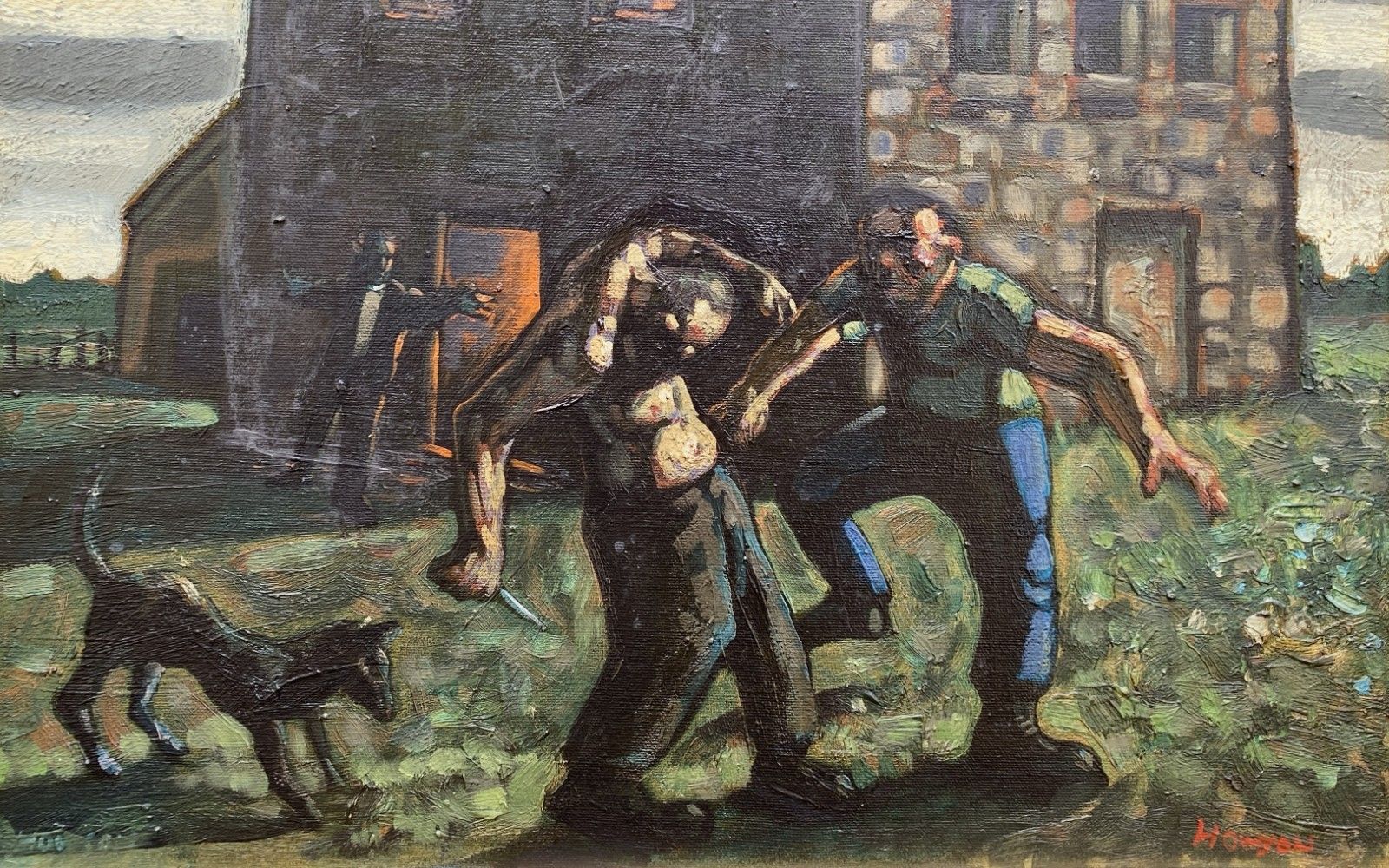 Peter Howson Obe (Scottish, B 1958) Original Exhibited Contemporary Oil Painting photo 11500.0