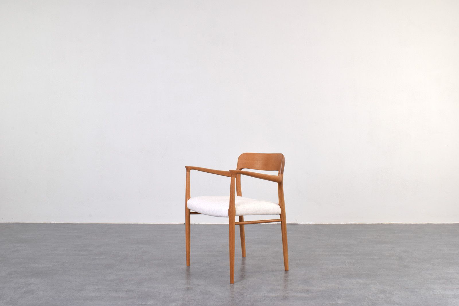 Mid Century Model 56 Danish Dining Chair By Niels O. Møller For J.L. Møllers, 1950s photo furniture