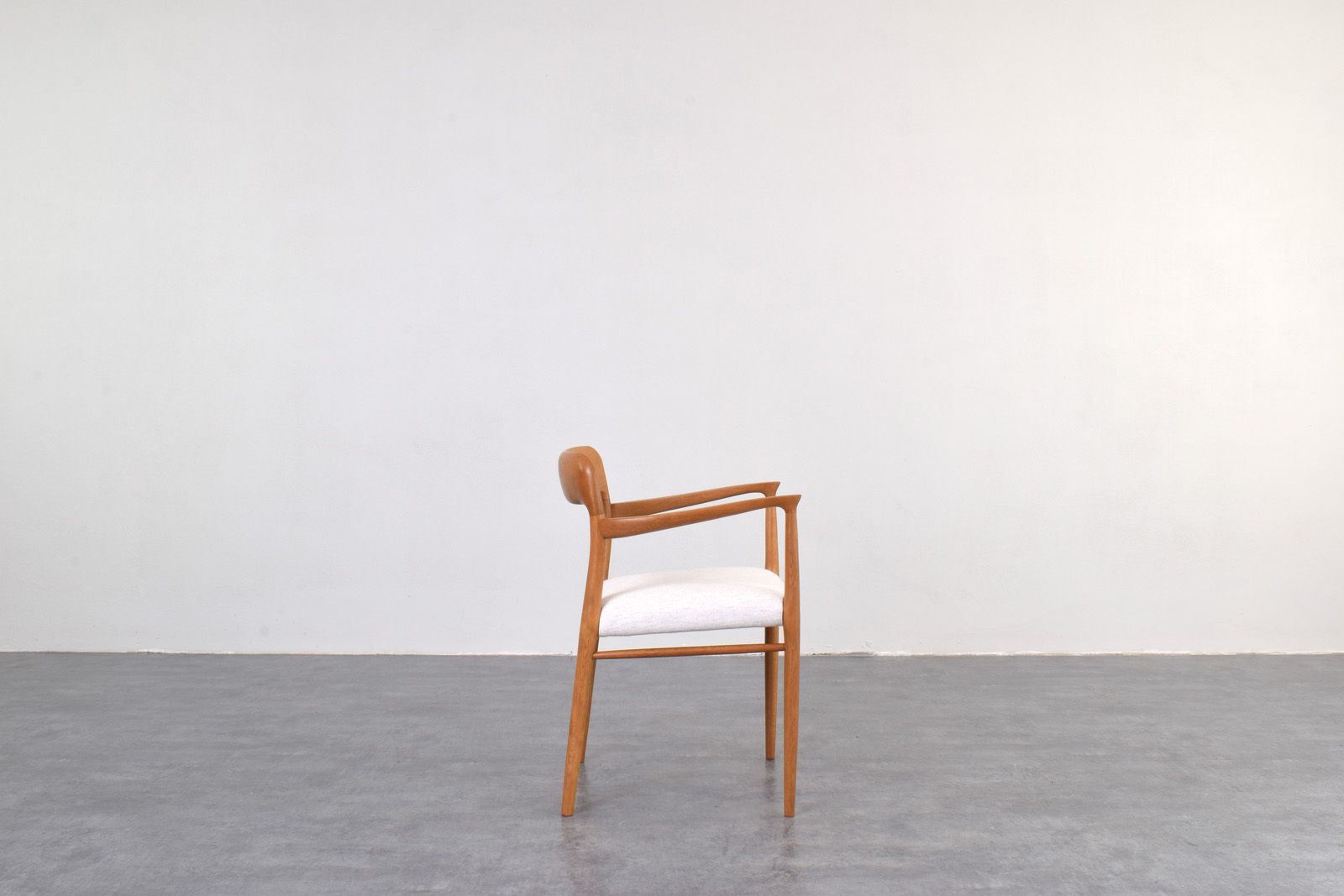 Mid Century Model 56 Danish Dining Chair By Niels O. Møller For J.L. Møllers, 1950s photo for sale