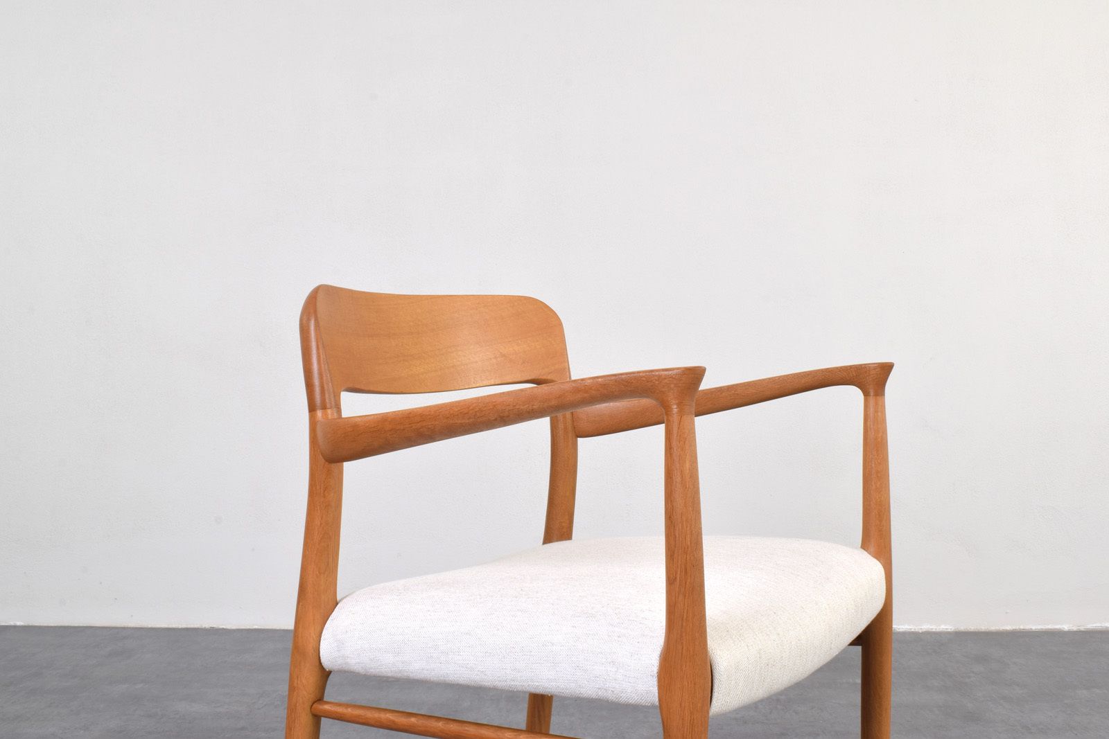 Mid Century Model 56 Danish Dining Chair By Niels O. Møller For J.L. Møllers, 1950s photo vintage