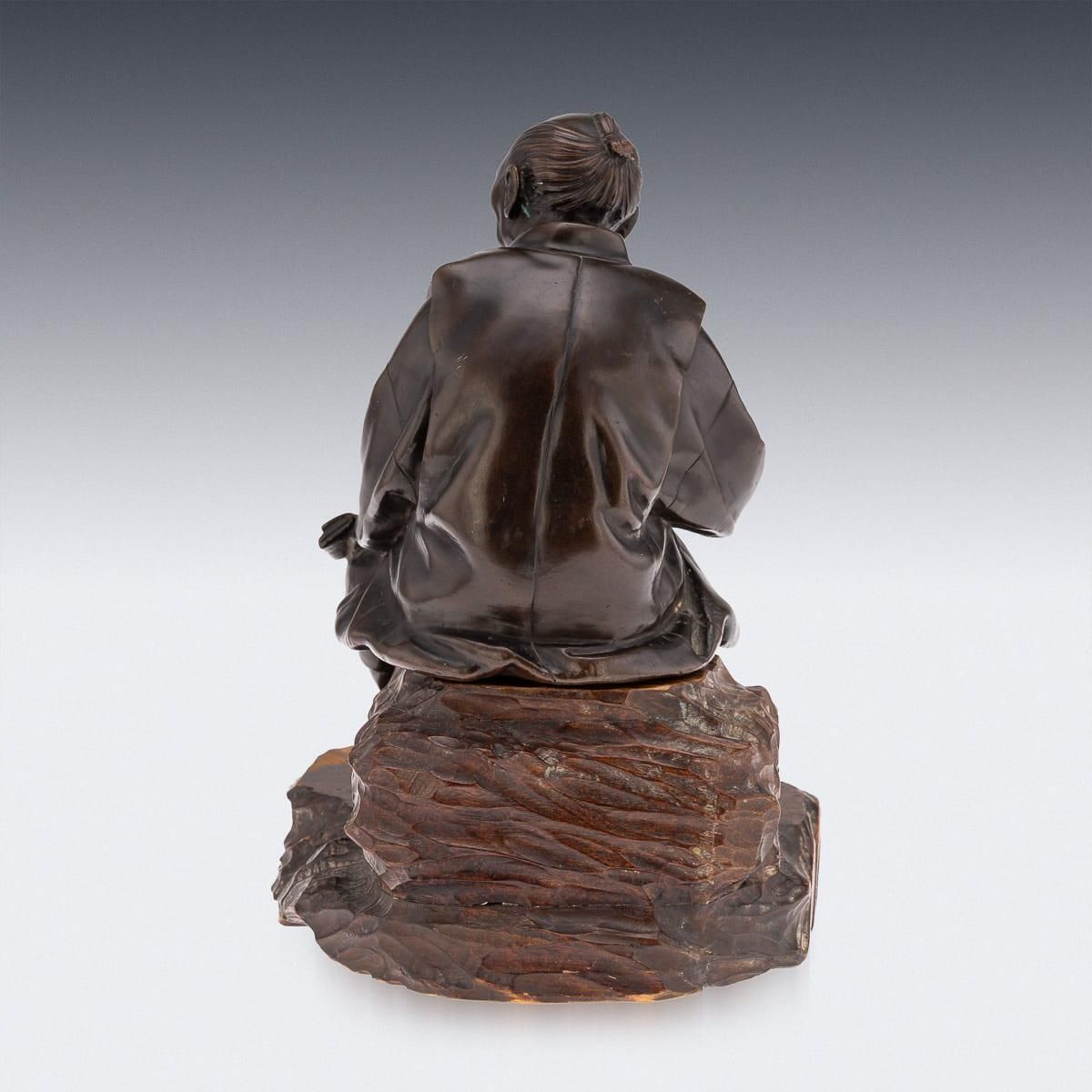 Antique 19th Century Japanese Meiji Period Bronze Okimono photo 2023.0