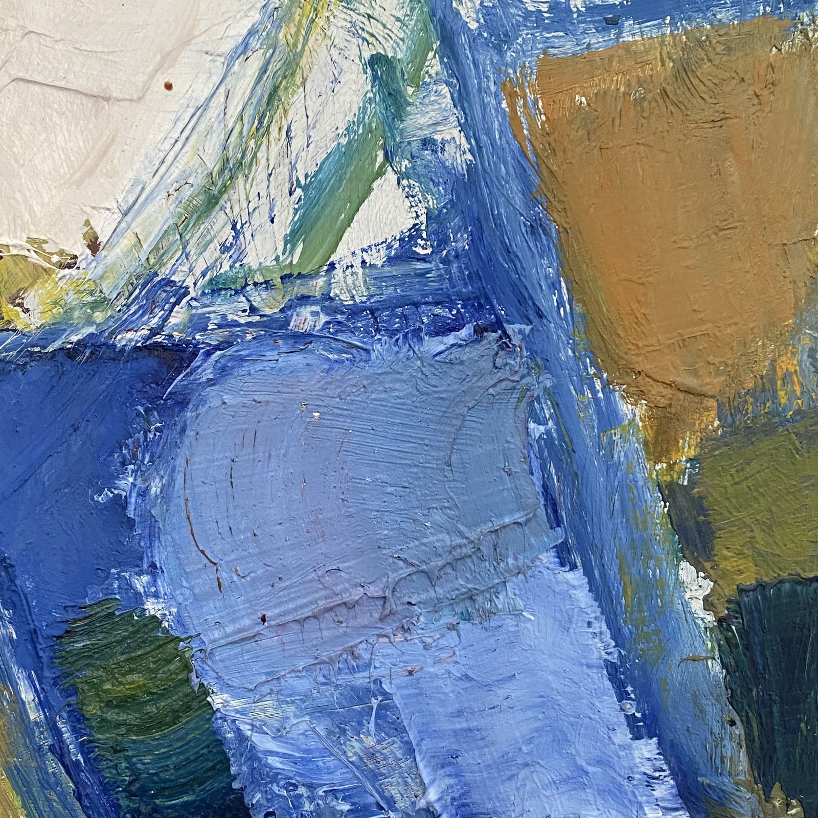 photo for sale Mid Century Swedish Abstract Painting By Arthur Y Nilsson